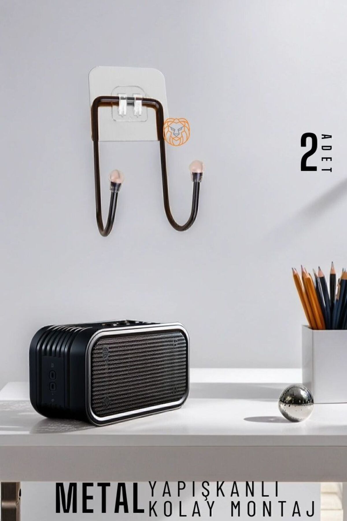 Transformacion Elbise Askısı Metal Pratik Yapışkanlı