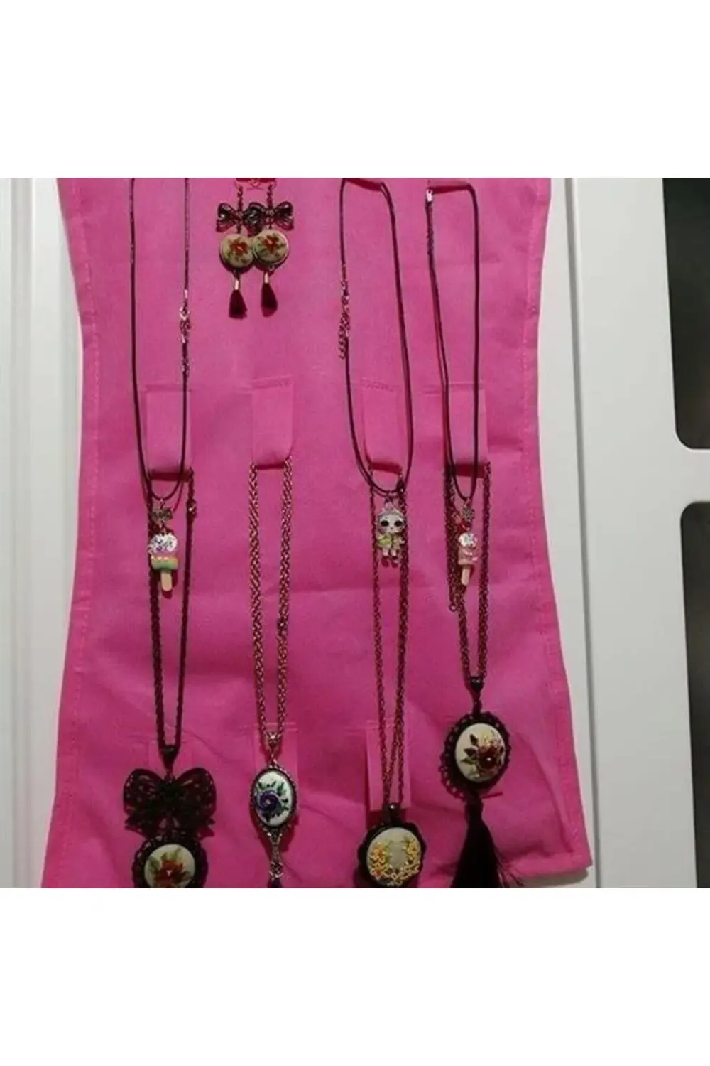 ® Elbise Şeklinde Takı Organizeri - Pembe ® Elbise Şeklinde Takı Organizeri - Pembe