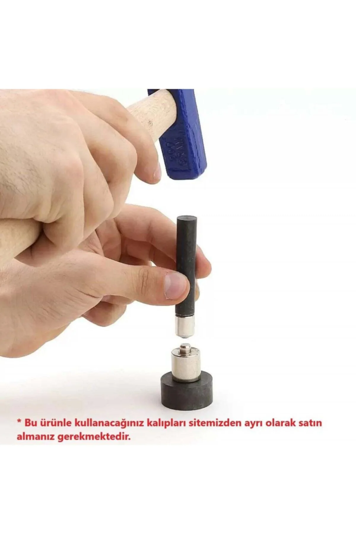 Elde Vurma Kalıp Aleti - Çıtçıt Inci Kuşgözü Kalıp Aparatı