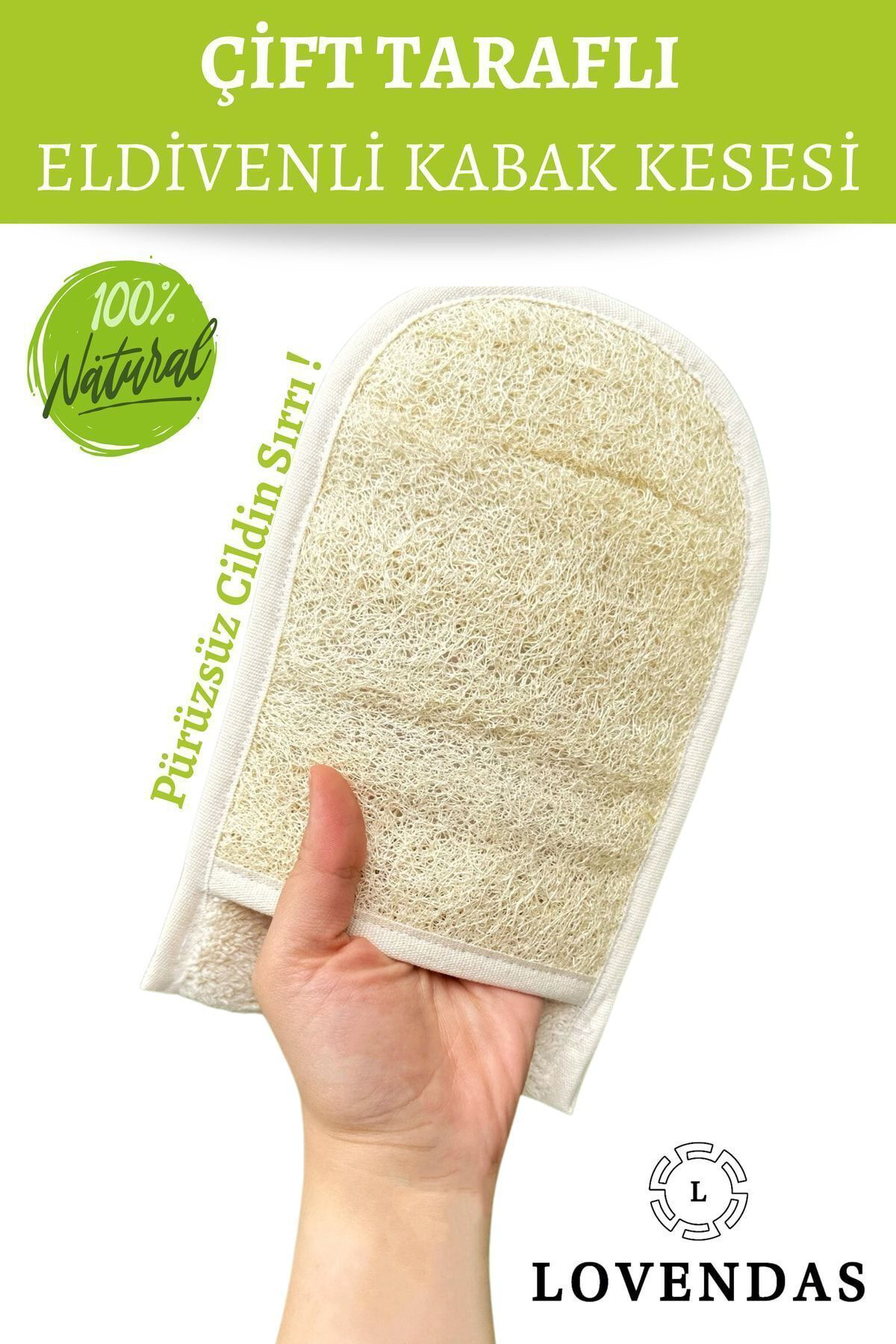 Lovendas Eldiven Kabak Lifi - %100 Kabak Kesesi İle Sivilcelere, Batiklara
