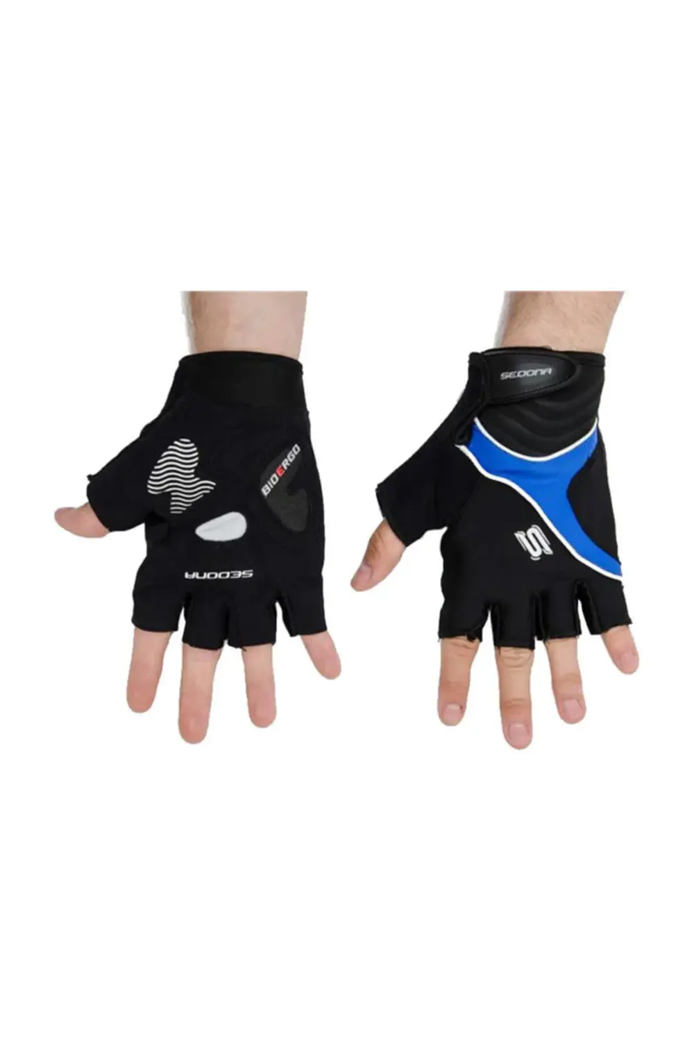 Eldiven Kısa Parmak Medium Siyah-Mavi Pk-812-087 300003 U231372 /