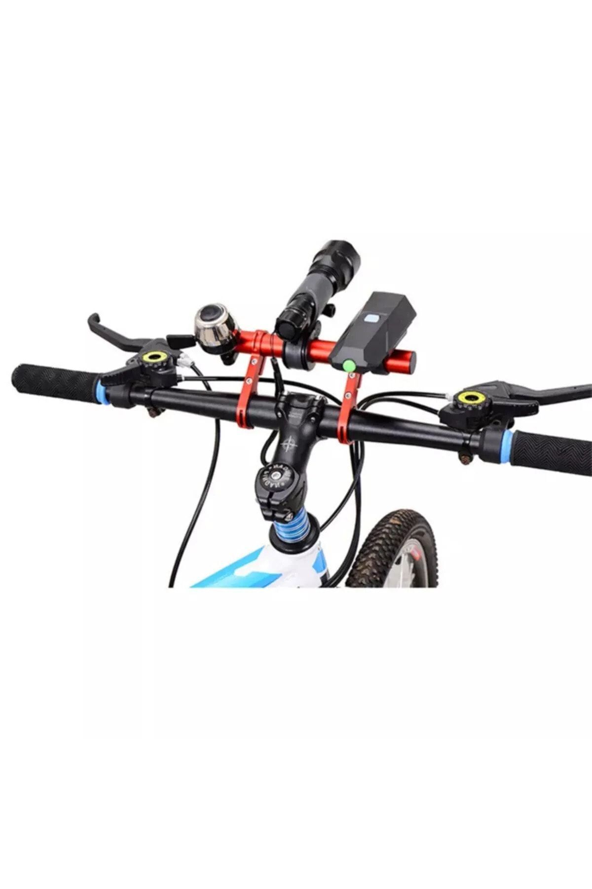 ELDRİVE Çift Braketli Gidon Ek Bar Kırmızı