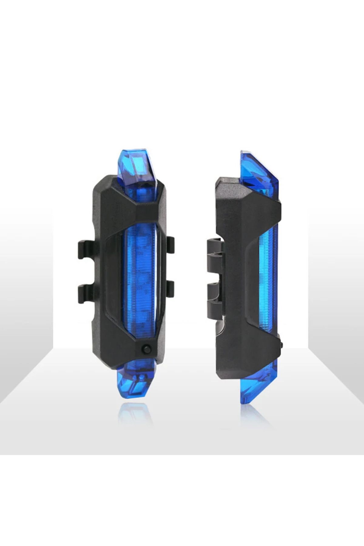 1 Company Eldrive Elektrikli Bisiklet -Bisiklet İkaz Lambasi Mavi Su Geçirmez Usb Şarjli