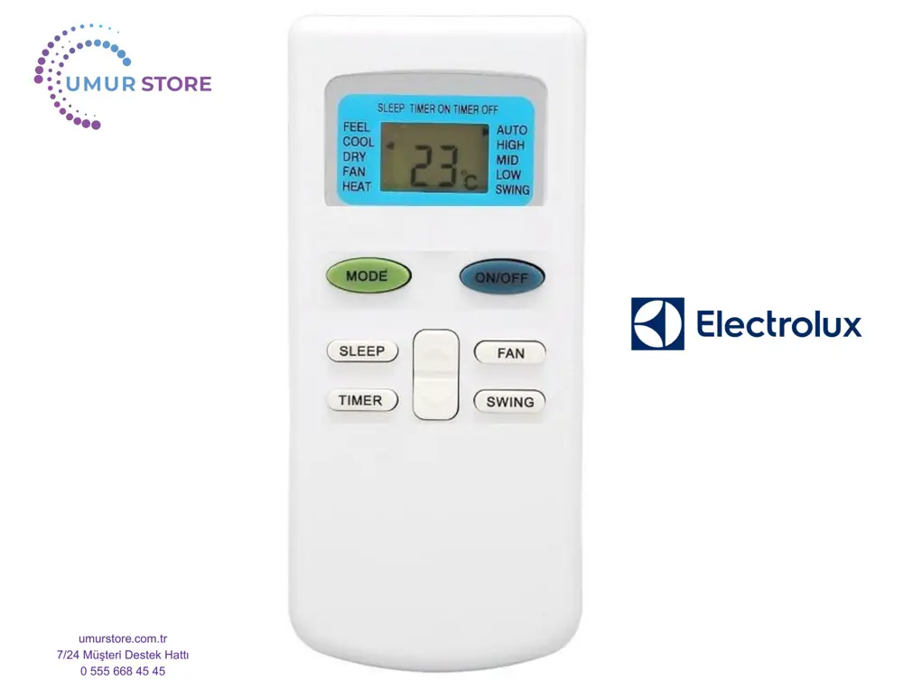 Electrolux ECH60024 I Uyumlu Klima Kumandası Electrolux ECH60024 I Uyumlu Klima Kumandası