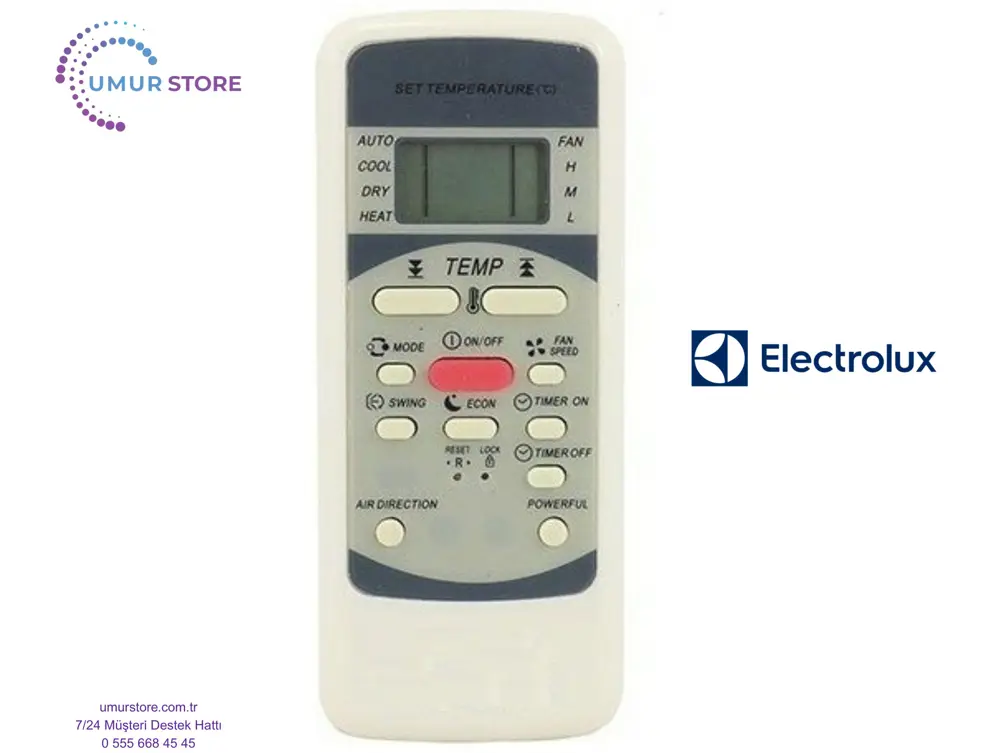 Electrolux GXSHT2WE12 Klima Kumandası Electrolux GXSHT2WE12 Klima Kumandası