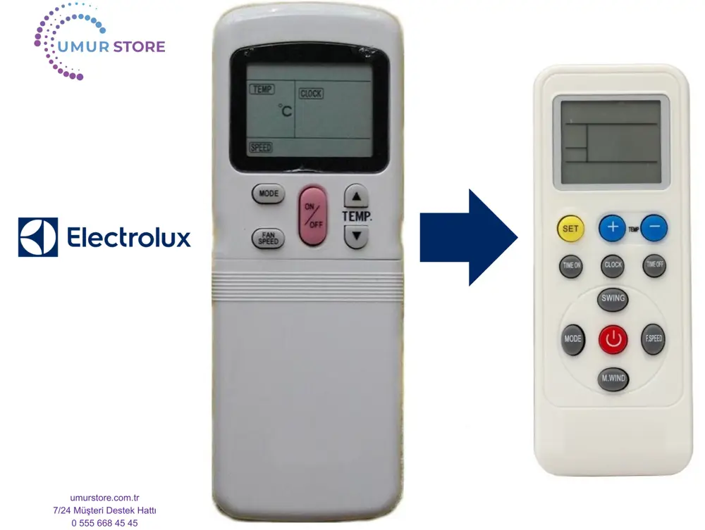 Electrolux Klima Kumandası -Eşdeğer
