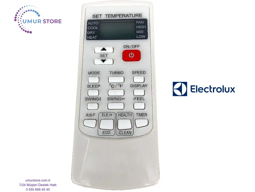 Electrolux YKR-H/531E Uyumlu Klima Kumandası