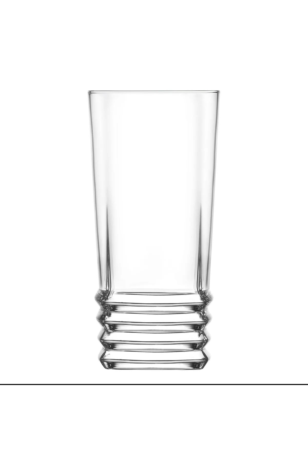 Elegan Cam Meşrubat Bardağı 6'lı 335 ml (Su/Limonata/Kokteyl/Soğu