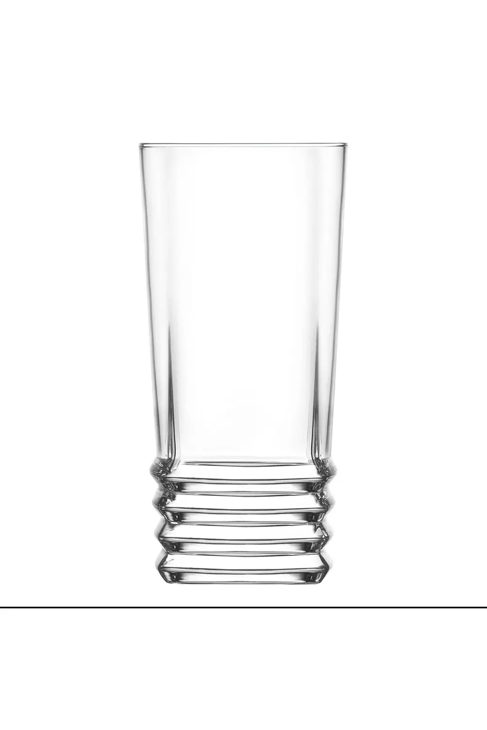 Elegan Cam Meşrubat Bardağı 6'lı 335 ml (Su/Limonata/Kokteyl/Soğu