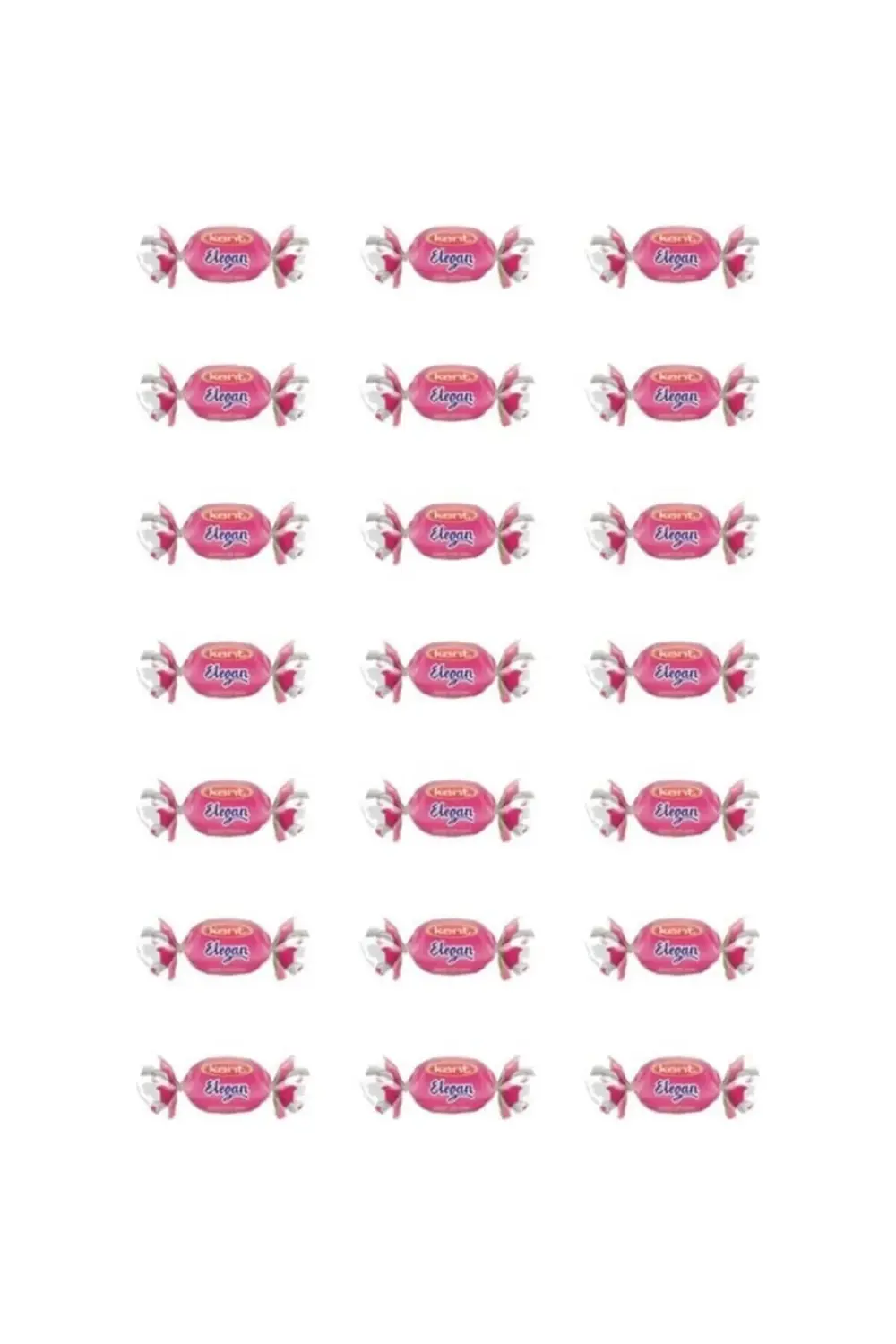 Elegan Çilek Dolgulu Bayram Şekeri 750 Gr- Bayramlık Şeker