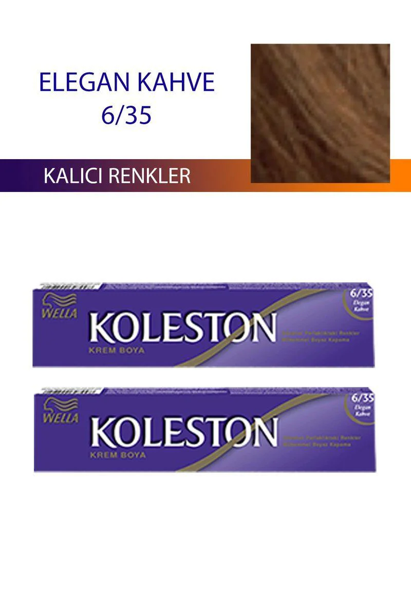 Elegan Kahve 6/35 Saç Boyası - 2 Adet Single Tüp, %100 Beyaz Kapama, 8 Hafta Kalıcı Fiyatı, Yorumları ve Özellikleri