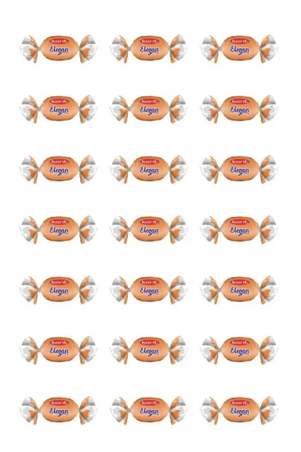 Elegan Portakal Dolgulu 750 Gr- Ikramlık Şeker