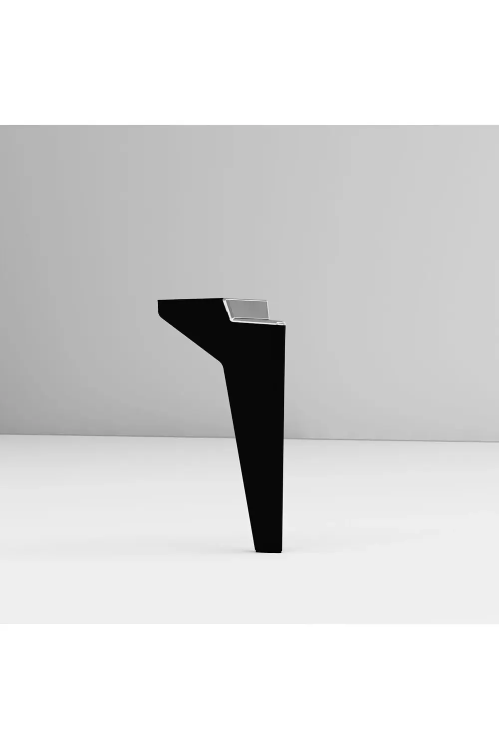 Elegance 19 Cm Sehpa,tv Ünitesi Mobilya Ayağı ( 5 Adet) Siyah-güm