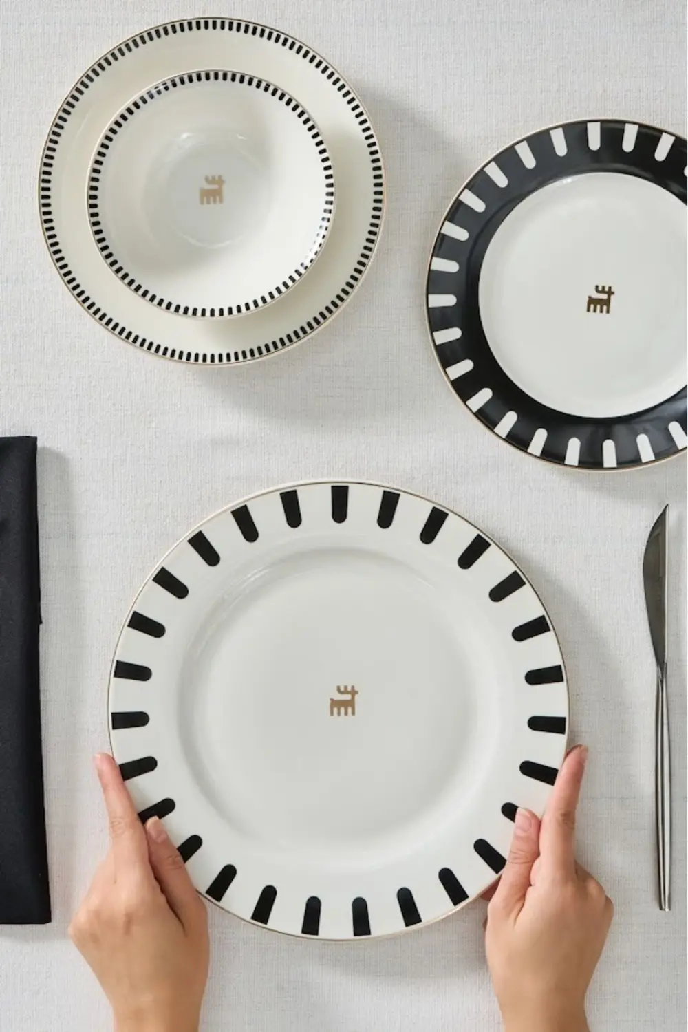 Elegance Bone 50.Yıl İmza Koleksiyonu Kore 24 Parça 6 Kişilik Yem