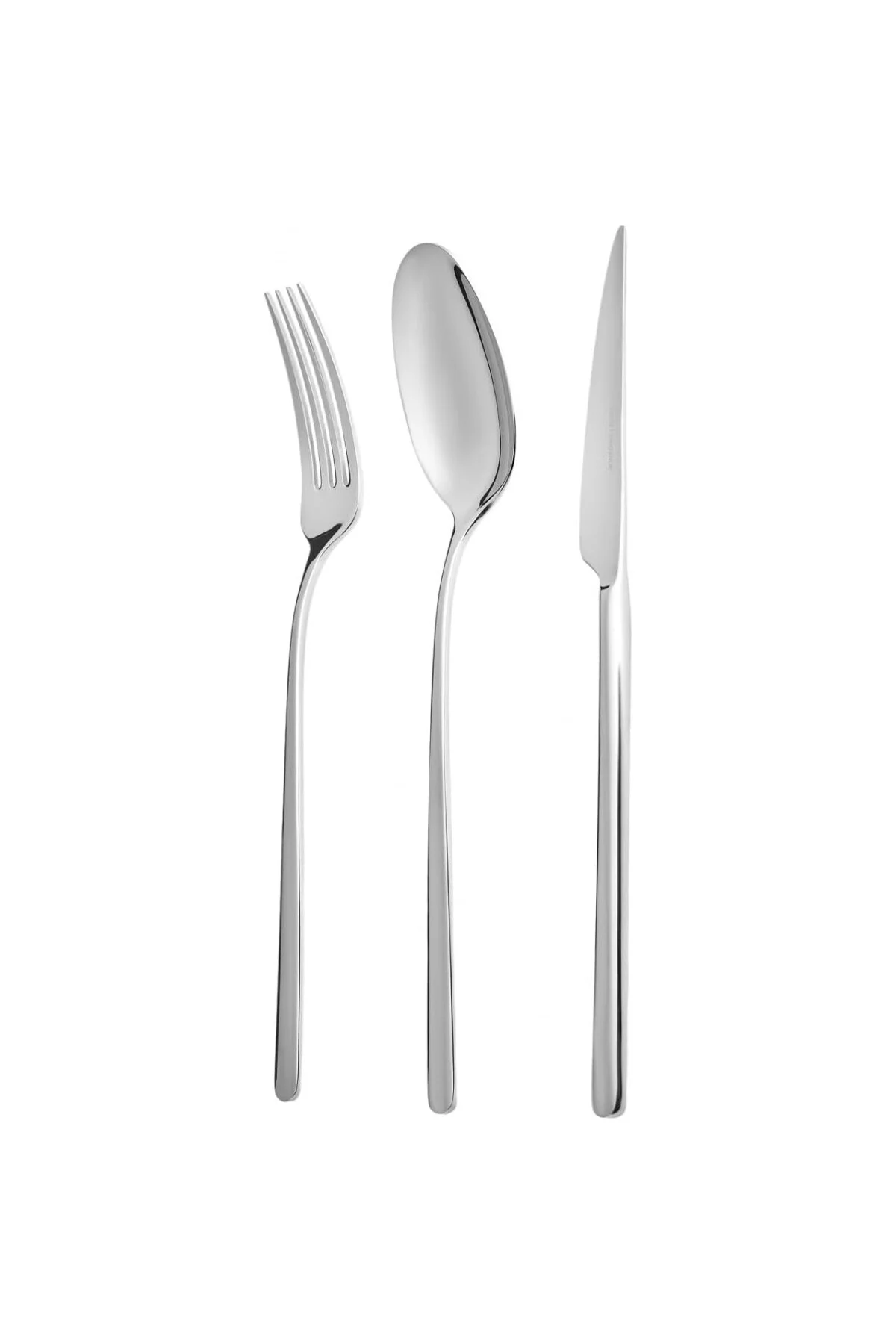 Elegance New Boreas Platin 12 Kişilik 84 Parça Çatal Kaşık Bıçak 