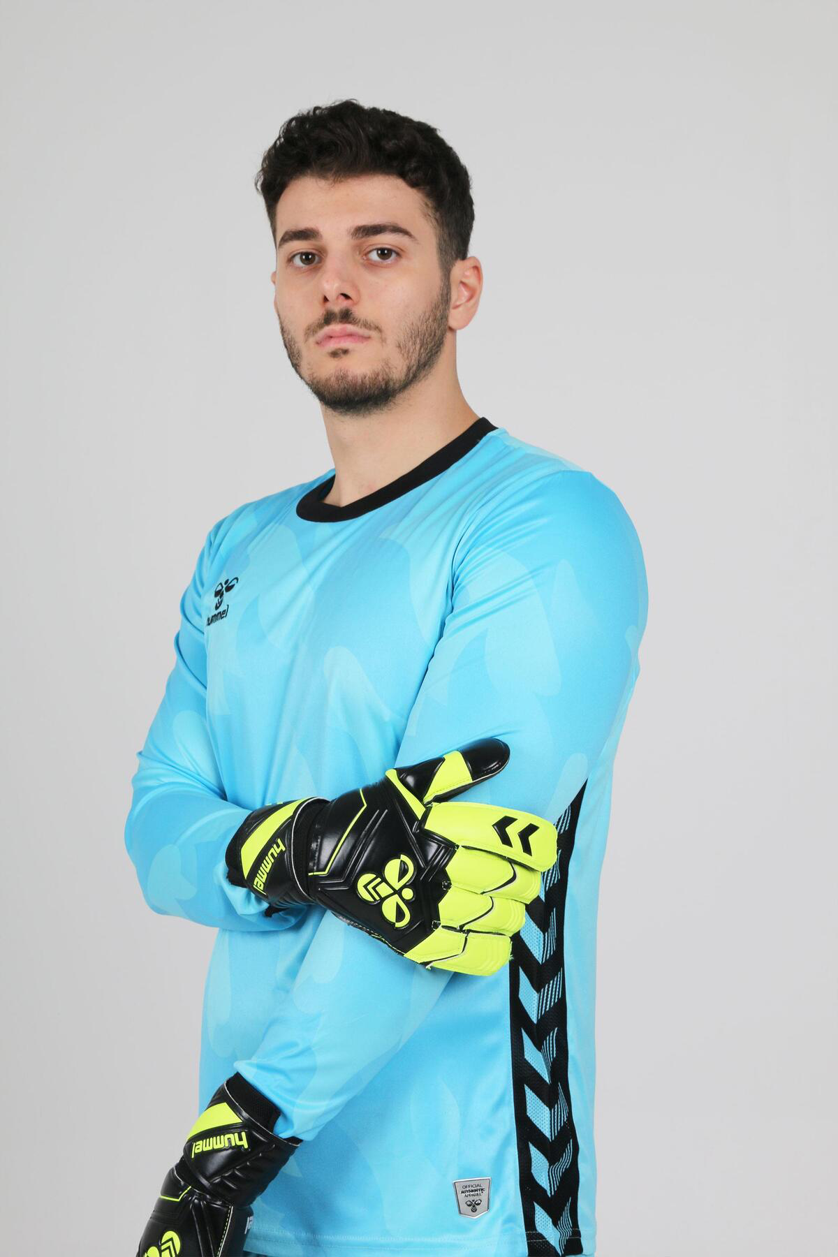 Hummel Elegance Profesyonel Kaleci Forması Buz Mavi