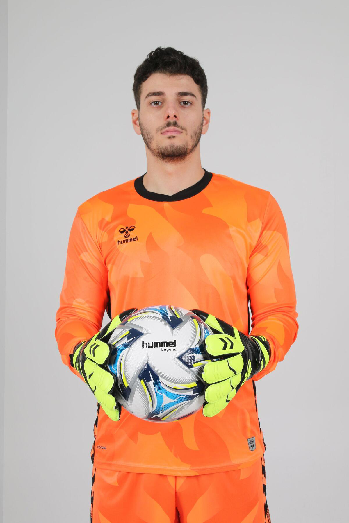 Hummel Elegance Profesyonel Kaleci Forması Neon Turuncu