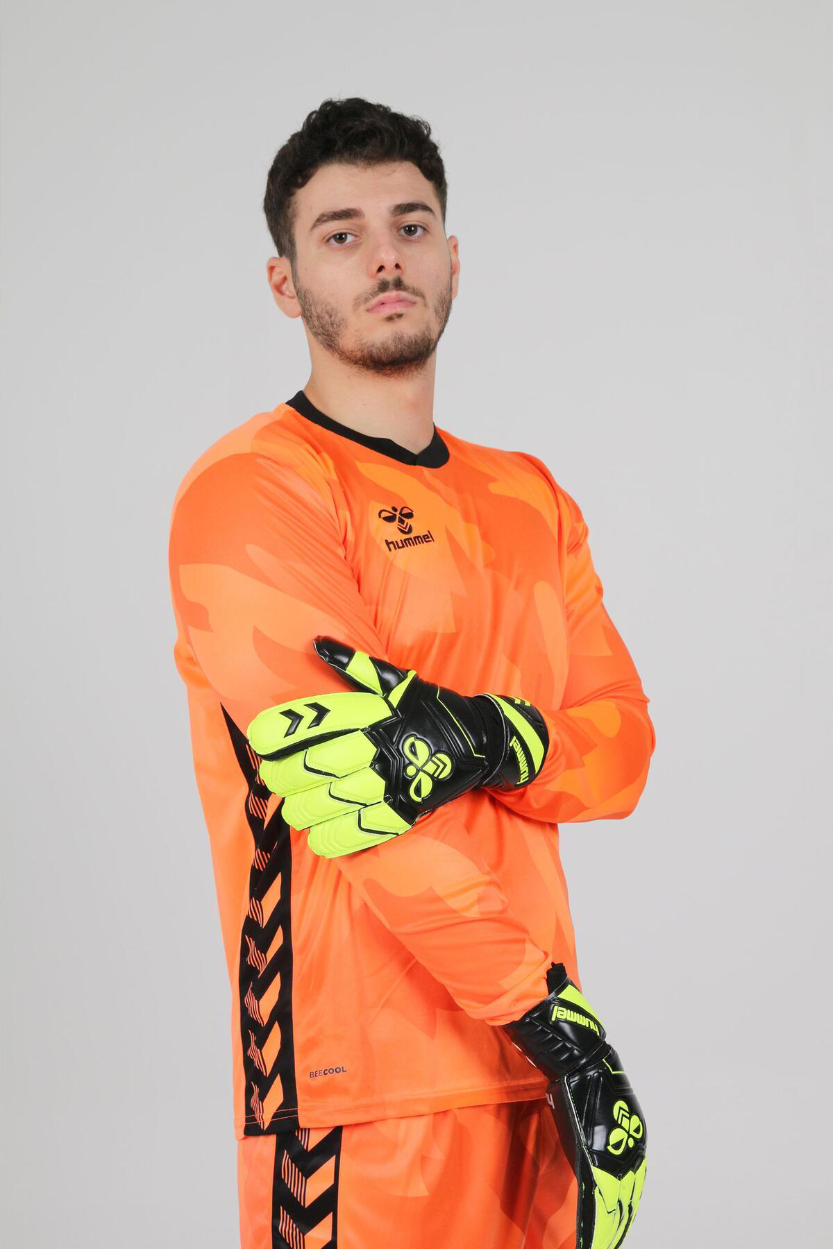 Hummel Elegance Profesyonel Kaleci Forması Neon Turuncu