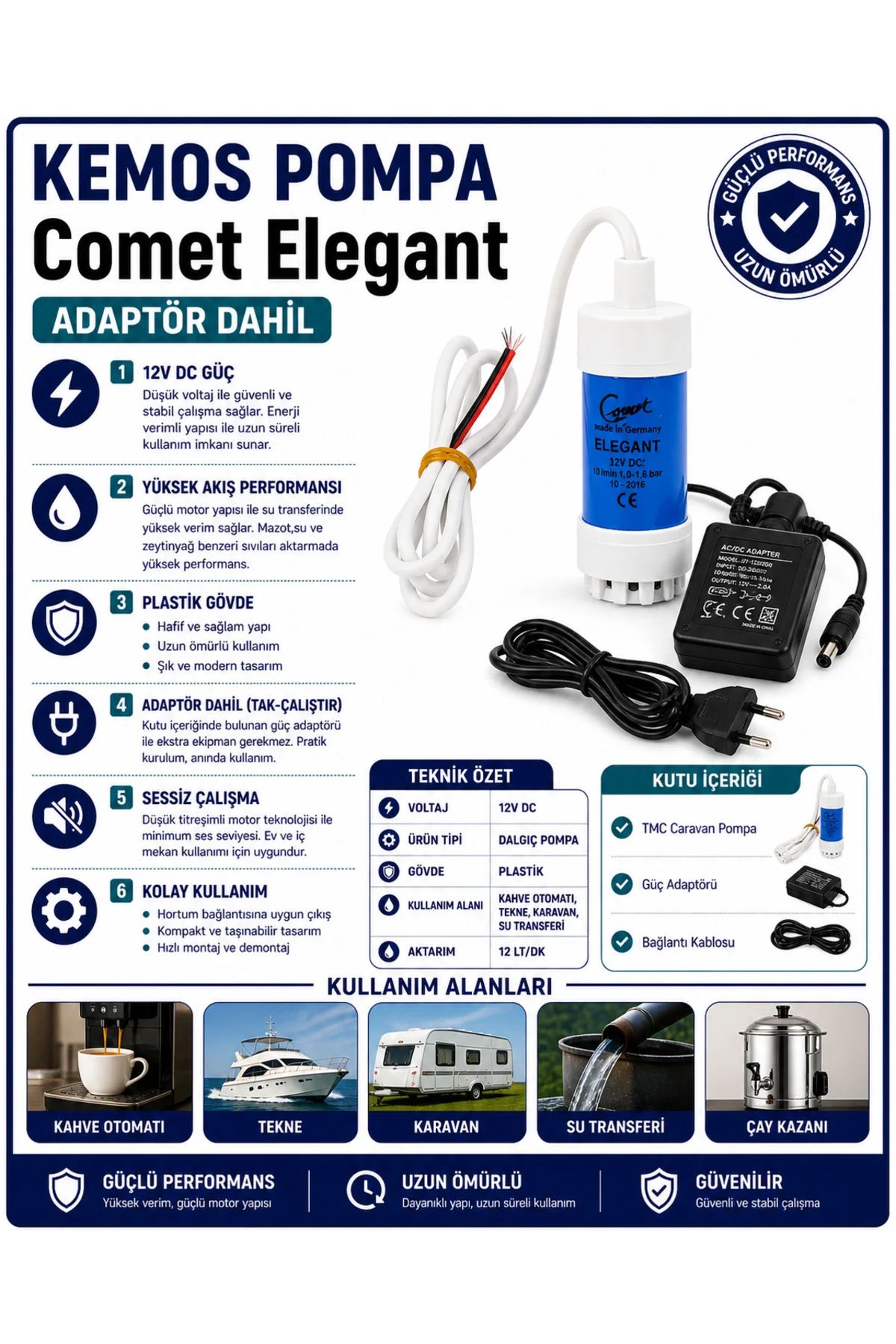 elegant 220-12 Volt Mini Dalgıç Adaptörlü otomat (SIVI TRANSFER) elegant 220-12 Volt Mini Dalgıç Adaptörlü otomat (SIVI TRANSFER)