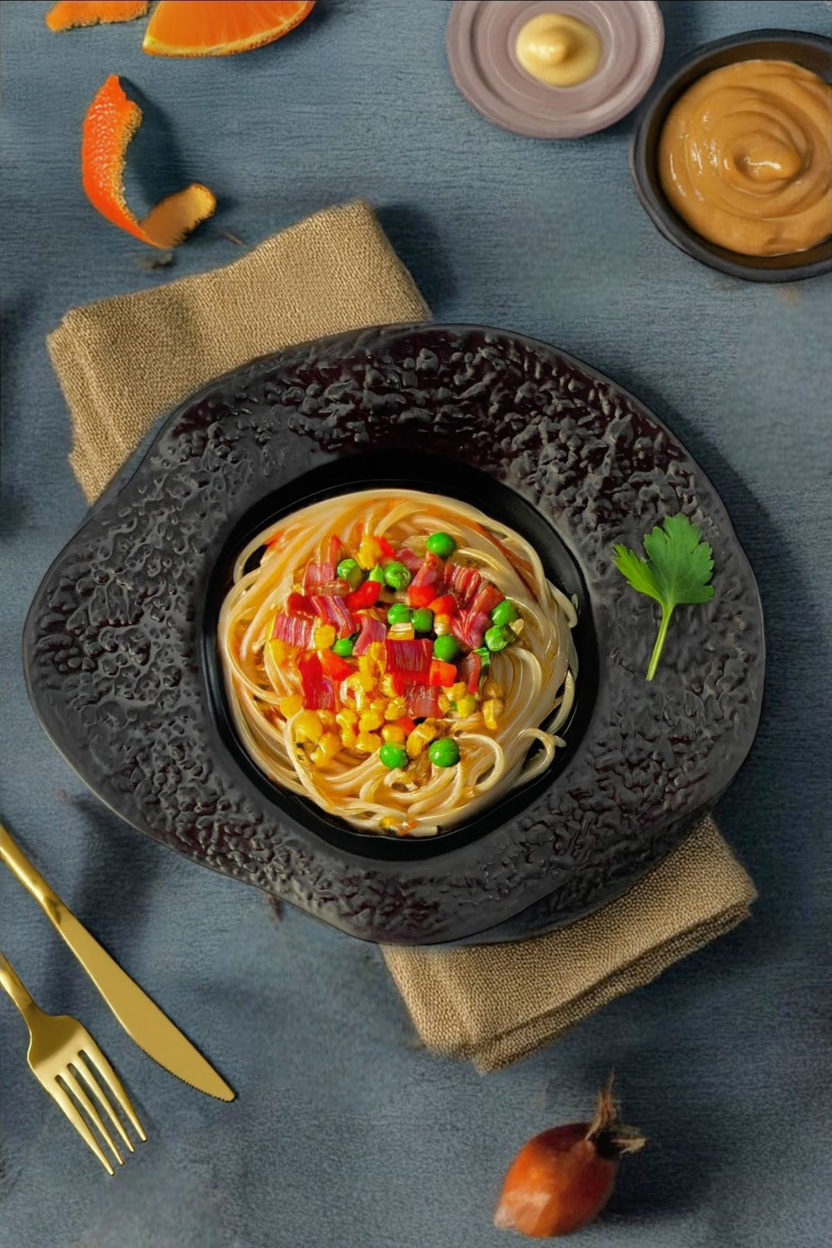 İrea Porselen Elegant Porselen Makarna Ve Salata Tabağı Çukur Tabak 28Cm 1 Adet