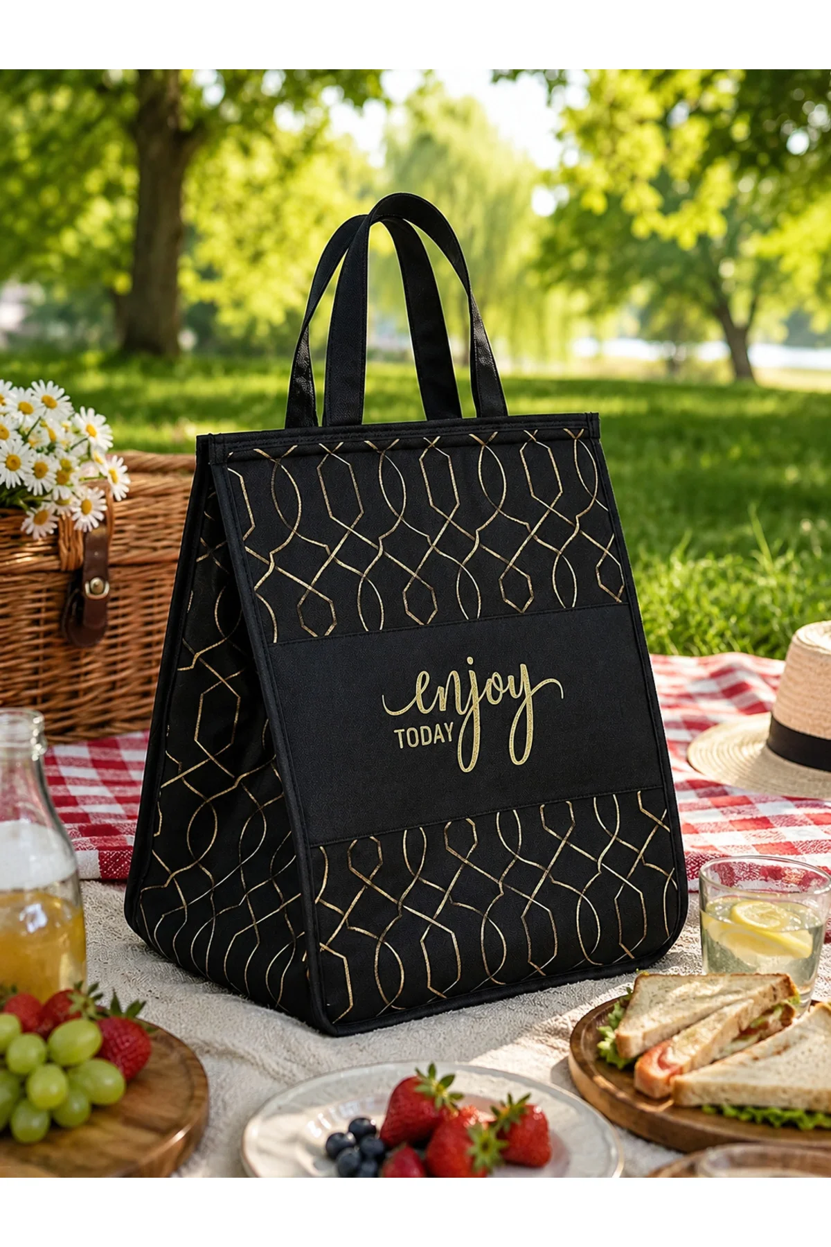 Elegant Termal Piknik ve Plaj Çantası Katlanabilir Isı Yalıtımlı 