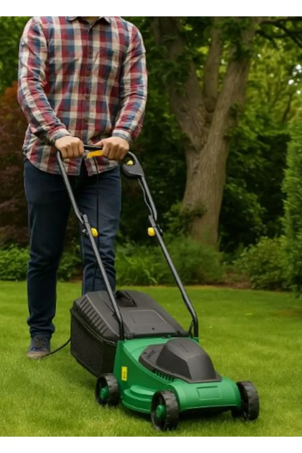 Elektirikli Çim Biçme Makinesi