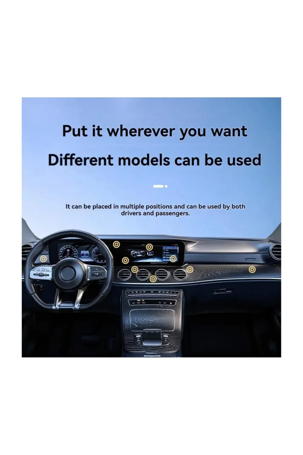 Elektirikli Vakum Magsafe Uyumlu Döner Kafalı Araç İçi Telefon Tu