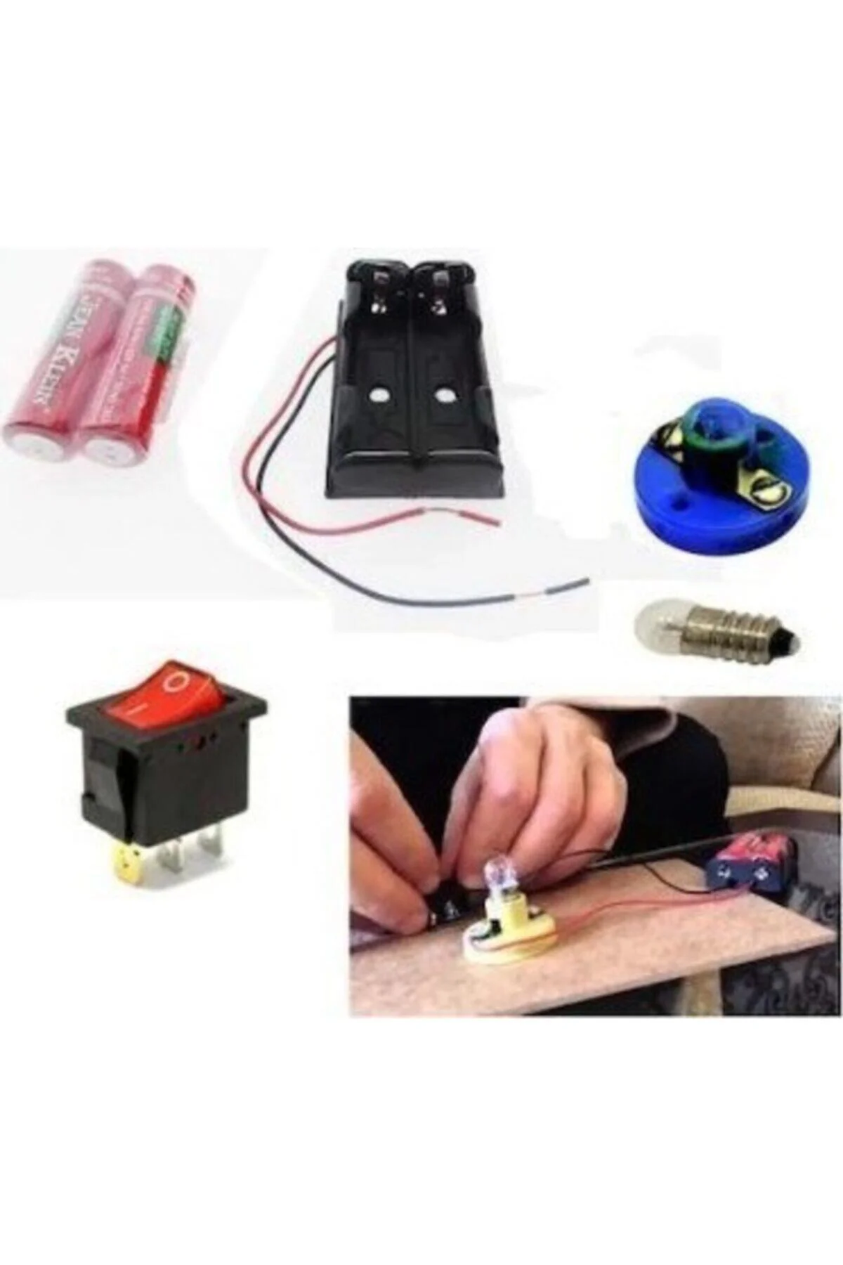 Elektrik Deney Seti Öğrenci Deney Seti Okul Seti 2 Li