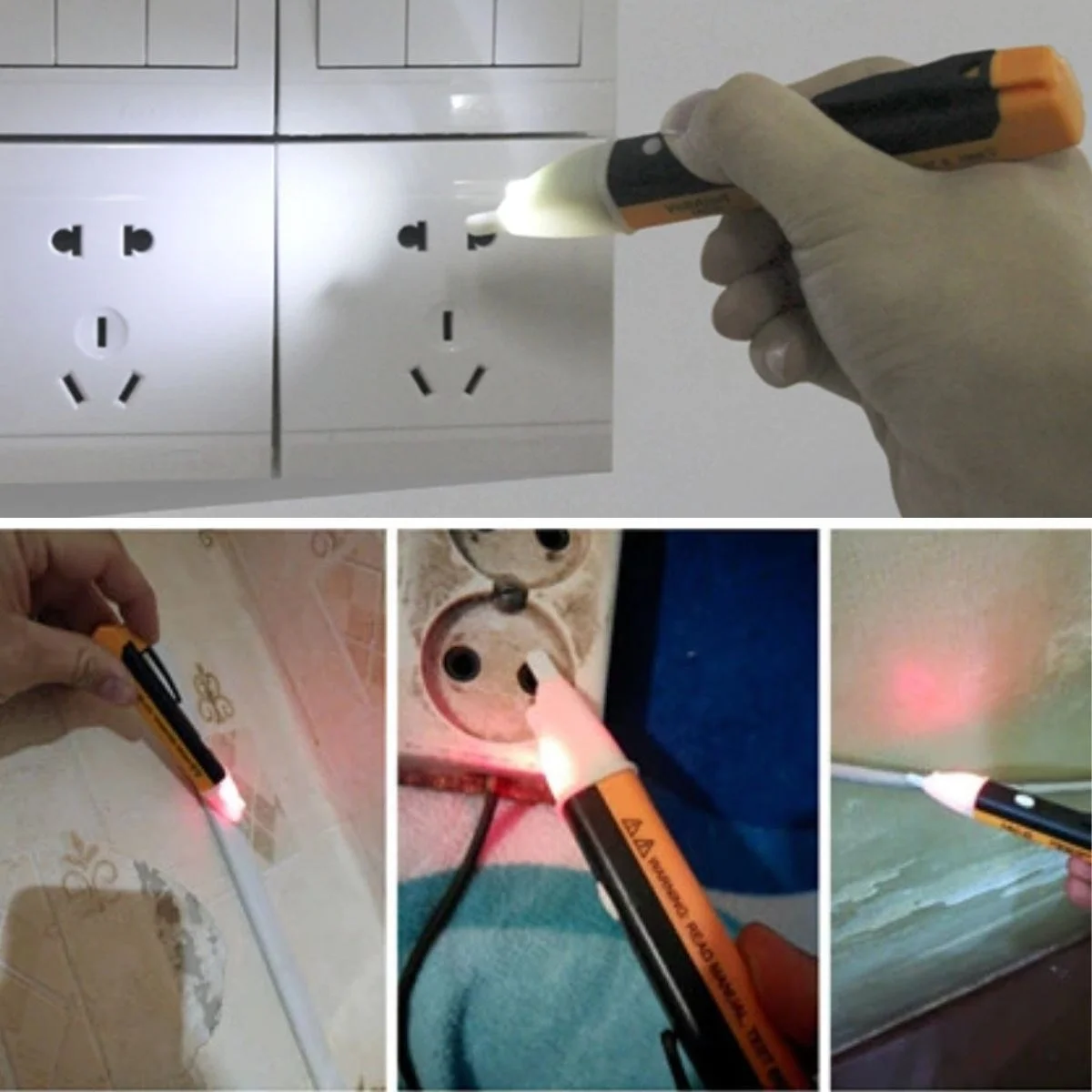 Elektrik Kaçak Dijital Kontrol Kalemi Cihazı -dedektörlü Temassız Işıklı Kablo Voltaj Test Bx40 Elektrik Kaçak Dijital Kontrol Kalemi Cihazı -dedektörlü Temassız Işıklı Kablo Voltaj Test Bx40