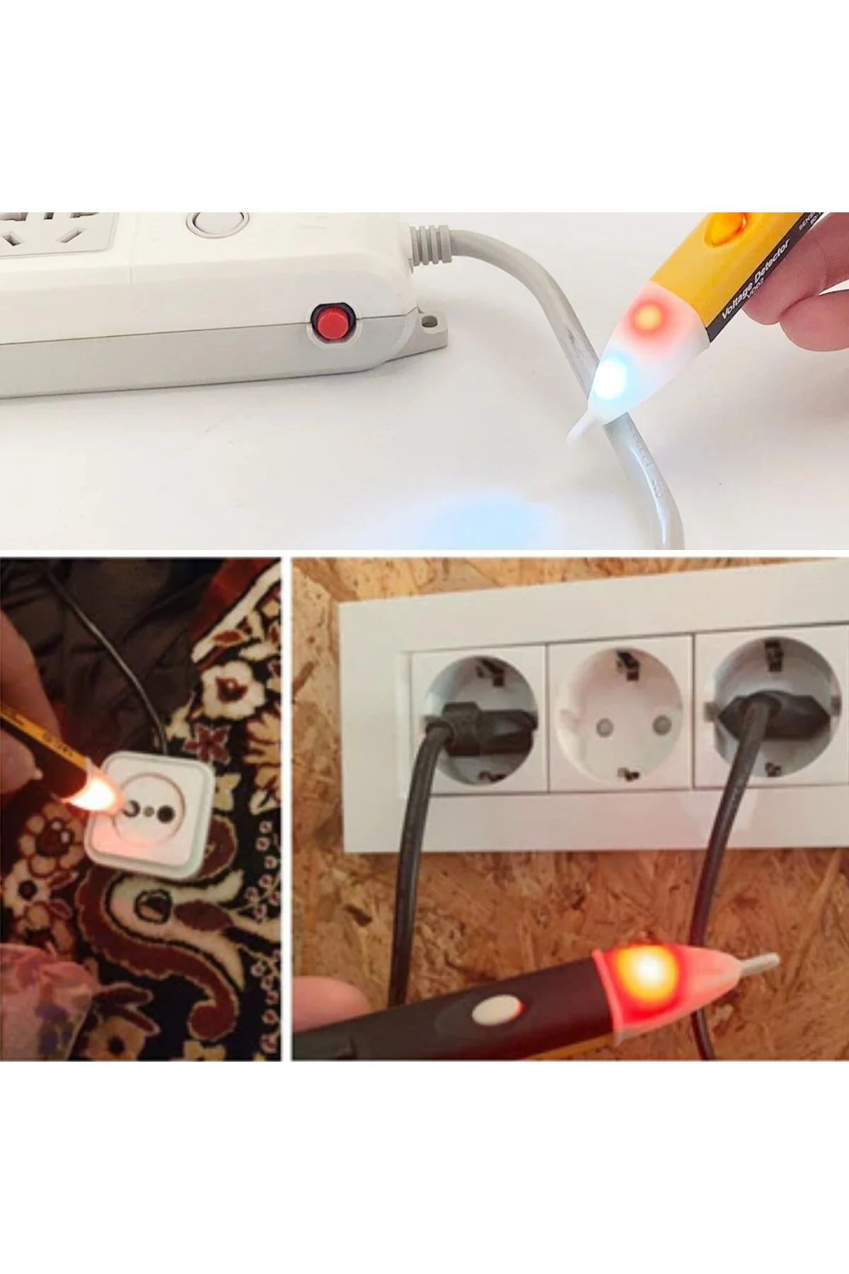 Elektrik Kaçak Dijital Kontrol Kalemi Cihazı -Dedektörlü Temassız