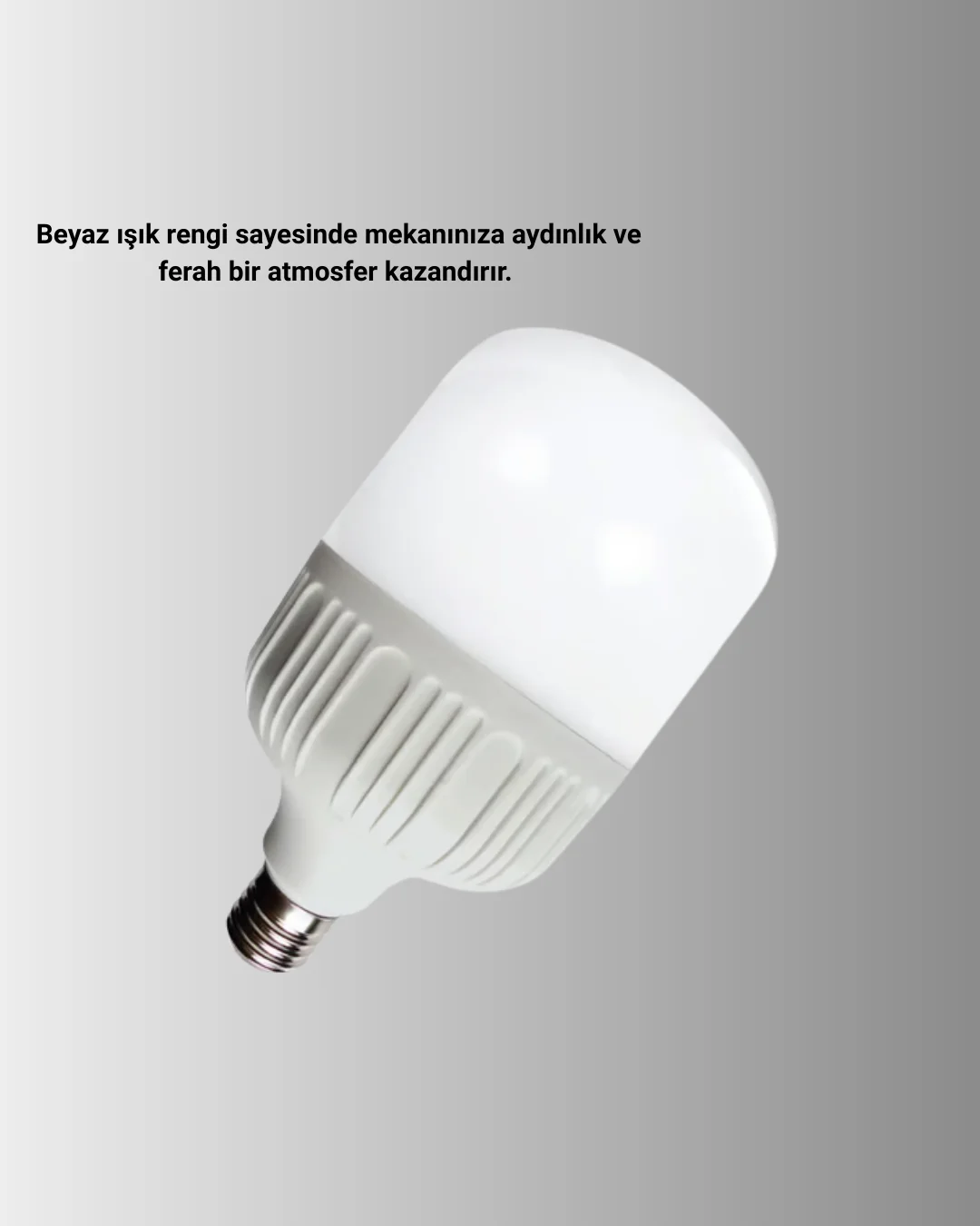 Elektrik Kesintileri İçin Şarjlı LED Ampul 30W E27 Beyaz Işık