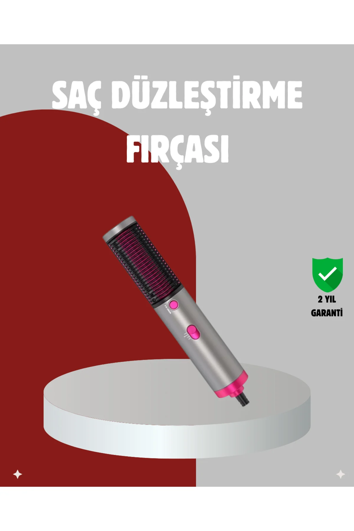 Elektriklenme Önleyici İyonik Saç Şekillendirme Fırçası
