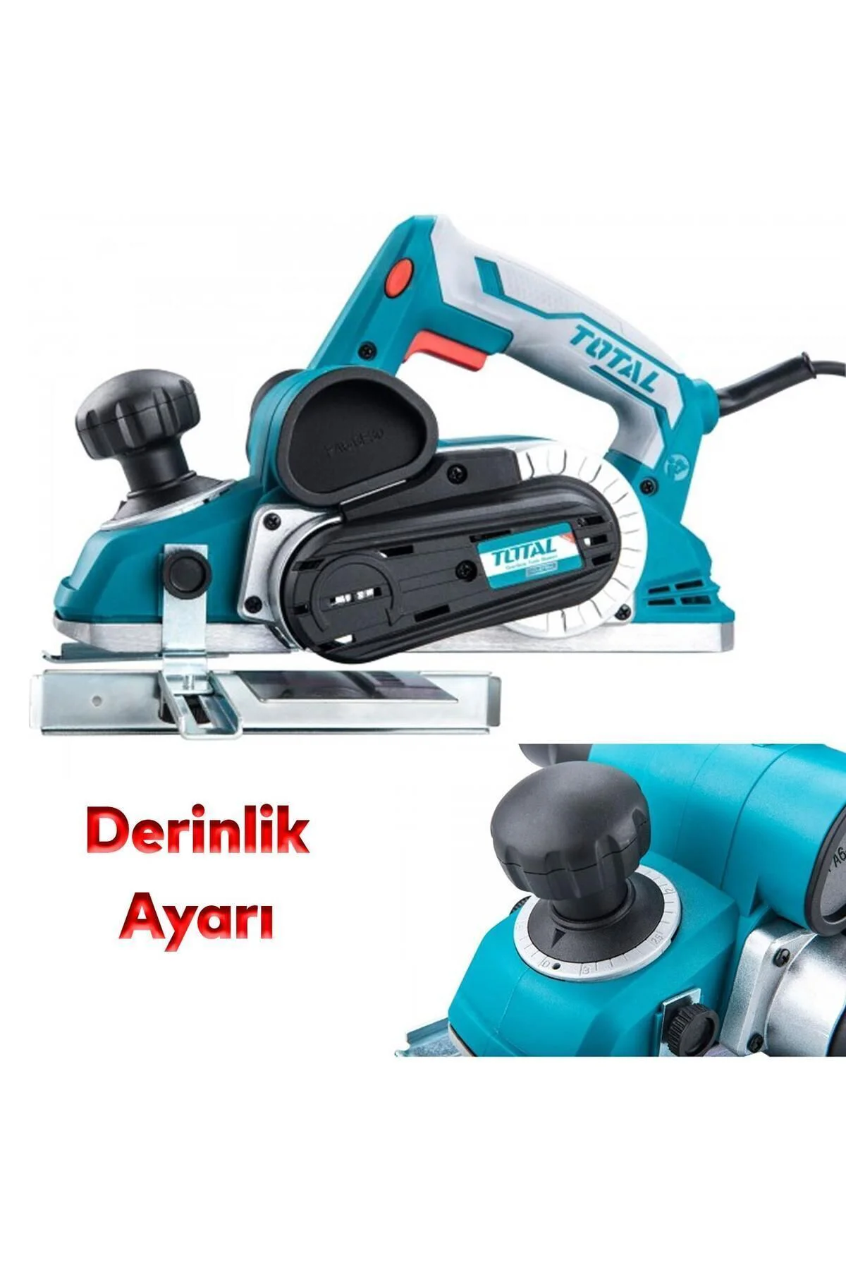 Elektrikli 1050 W Planya Planer TL1108236 Derinlik Tahta Pahlama 