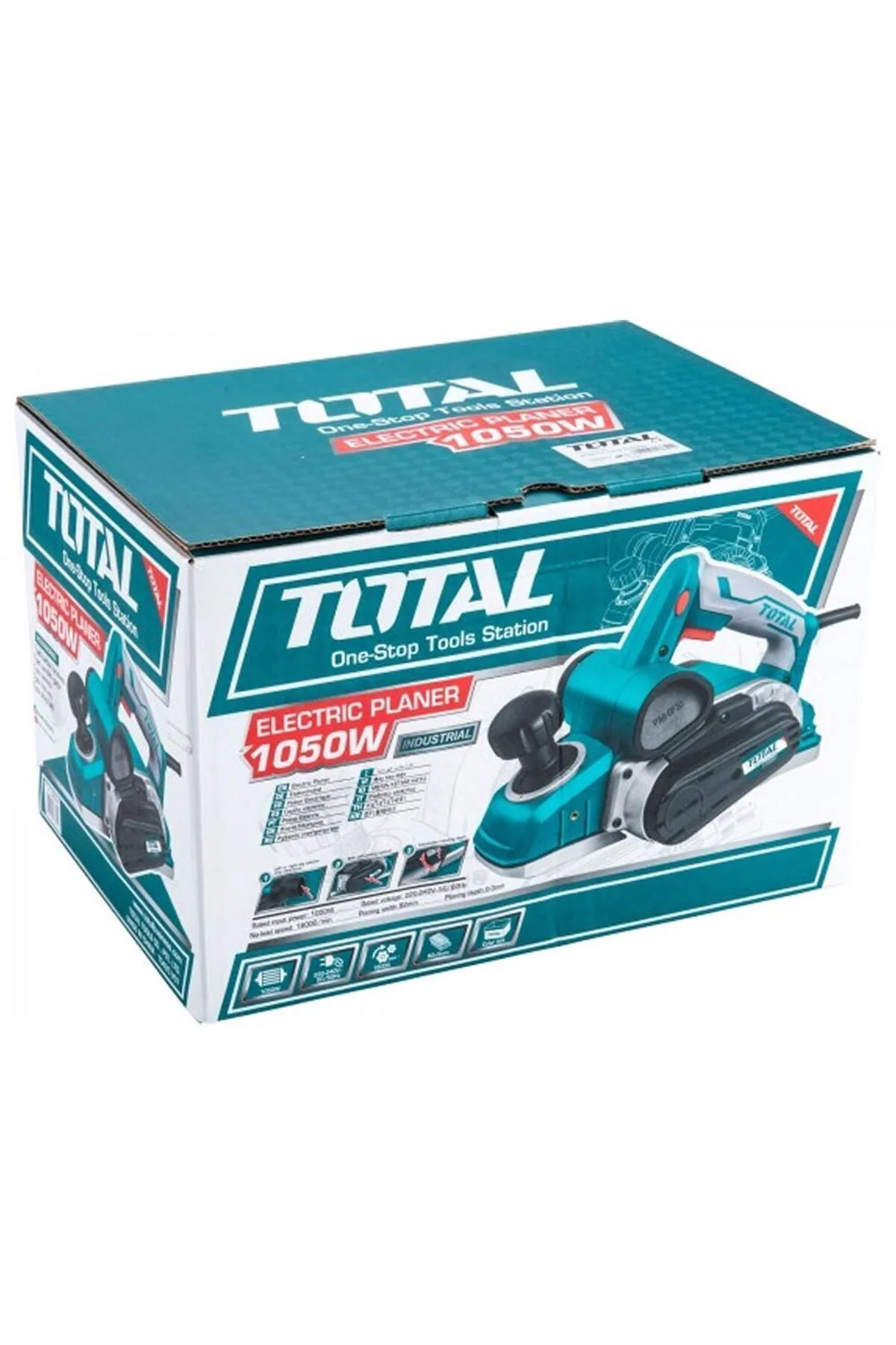 Elektrikli 1050 W Planya Planer TL1108236 Derinlik Tahta Pahlama 