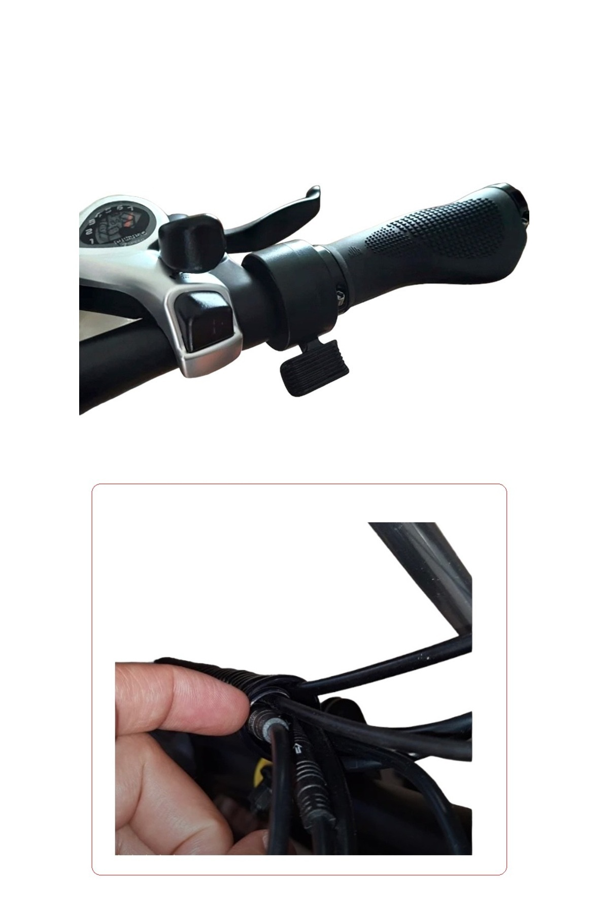 Elektrikli Bisiklet Gaz Kolu Hızlandırıcı Parmak El Gaz Kolu RKS,