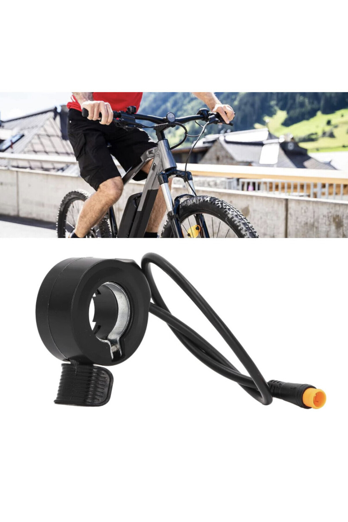 Elektrikli Bisiklet Gaz Kolu Hızlandırıcı Parmak El Gaz Kolu RKS,