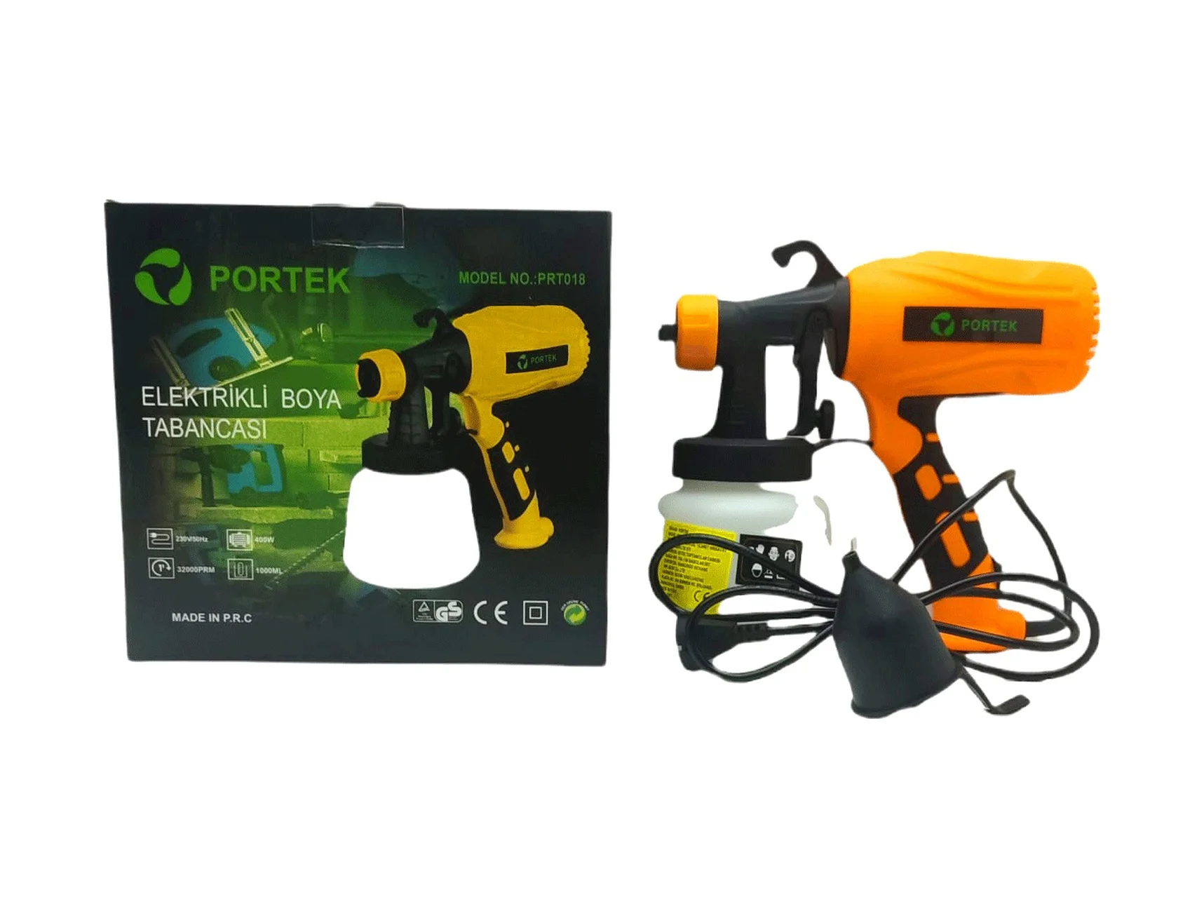 Elektrikli Boya Tabancası 1000 Ml.400w Prt-018 5224