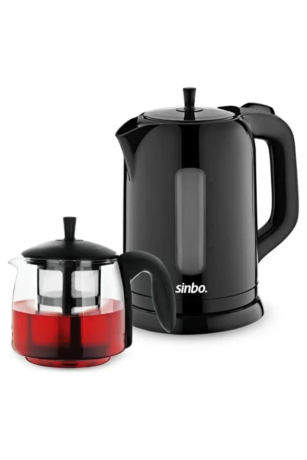 Elektri̇kli̇ Cam Demli̇kli̇ Plasti̇k Çayci Seti̇ 1600w 1.7lt - 0.