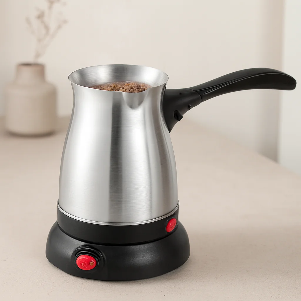 Elektrikli Cezve 600W 500ml – 6 Fincan 360° Kablosuz Fiyatı, Yorumları ve Özellikleri
