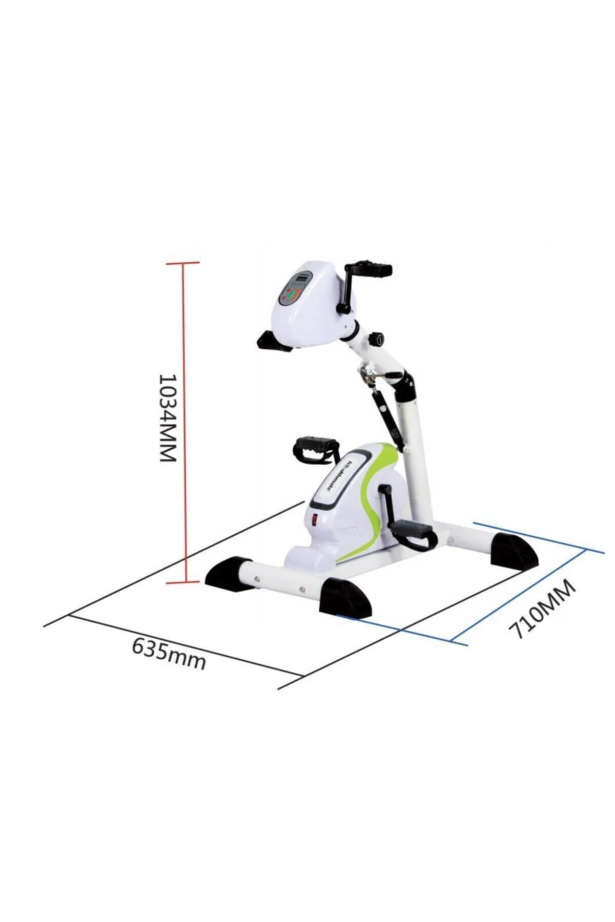 Elektrikli Çift Pedallı Egzersiz Bisikleti, Çift Motorlu El Kol A