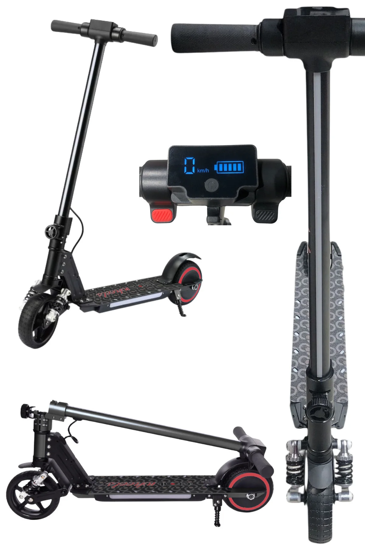 Elektrikli Çocuk Scooter - Çift Frenli Katlanabilir - LED Işıklı - Ön Çift Süspansiyonlu 8+ Elektrikli Çocuk Scooter - Çift Frenli Katlanabilir - LED Işıklı - Ön Çift Süspansiyonlu 8+ Fiyatı, Yorumları ve Özellikleri