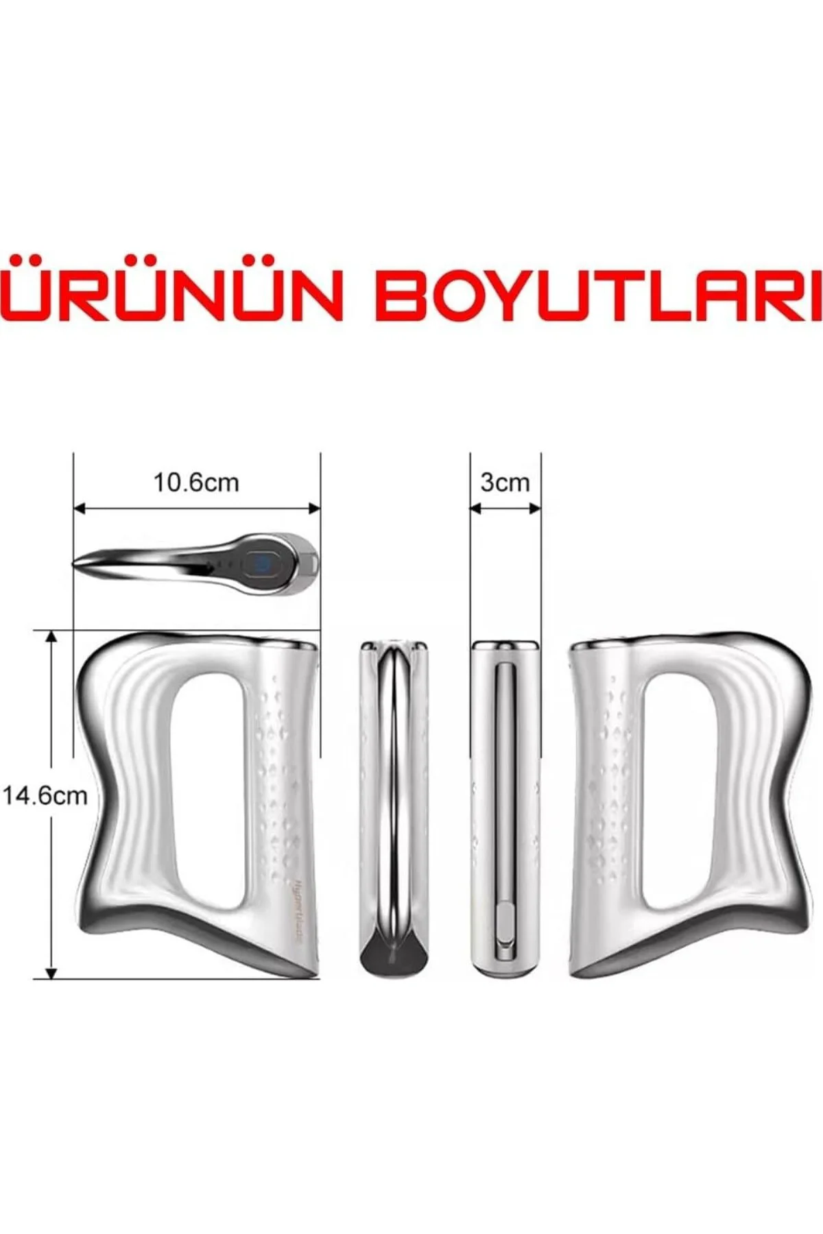 Elektrikli Fasya Masaj Aleti – Boyun & Omuz Kas Rahatlatıcı, 3 Kademeli Titreşimli De