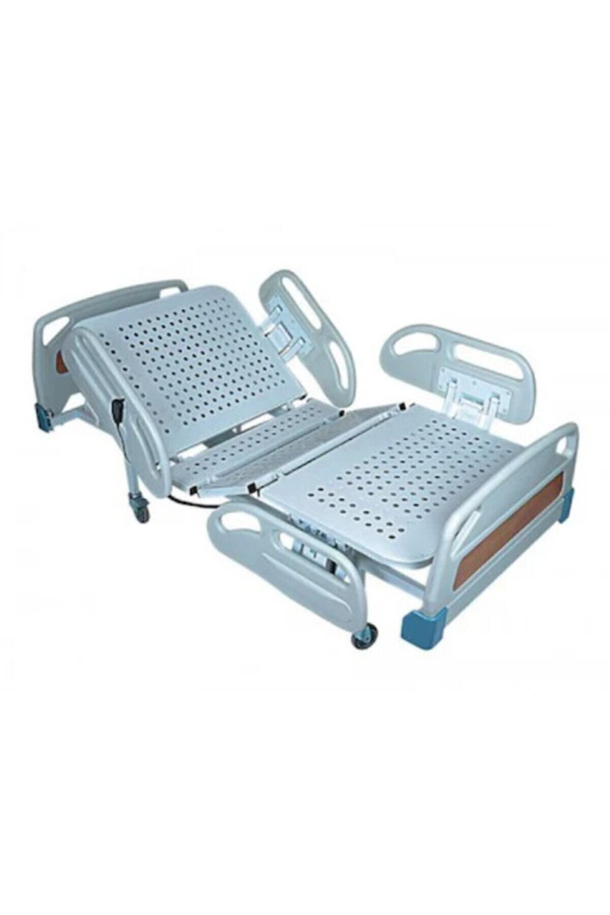 Medikal Elektrikli Hasta Karyolası 2 Motorlu + Özel Bölmeli Hasta Yatağı