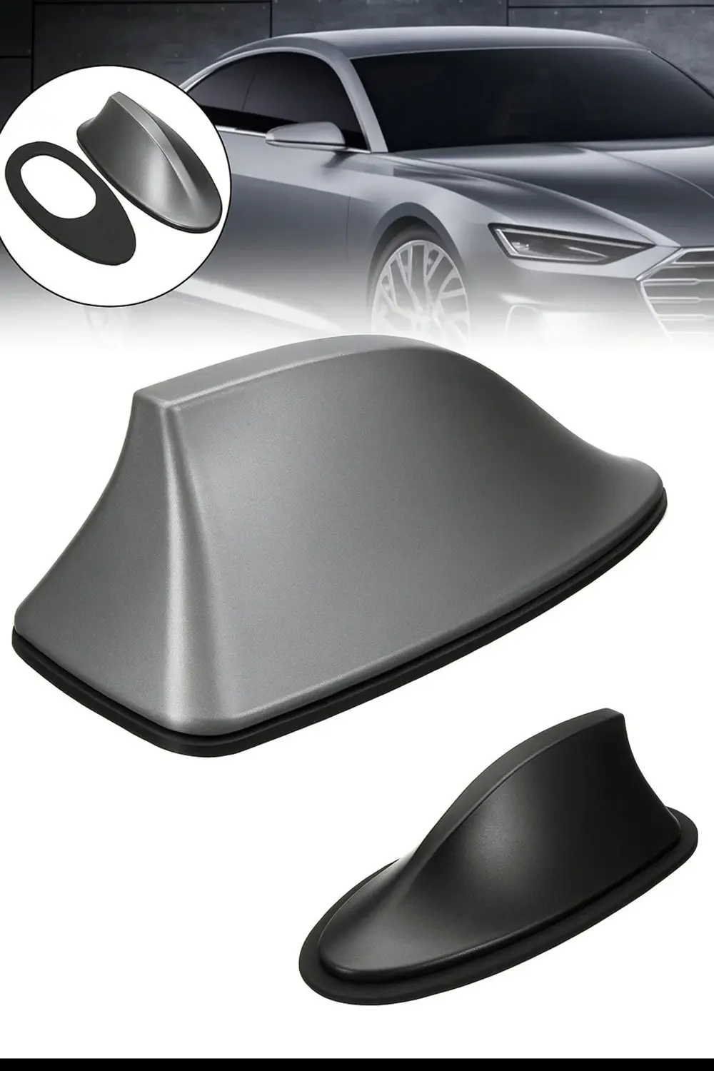 Elektrikli Her Araca Uygun Gri Shark Köpek Balığı Balina Tavan An