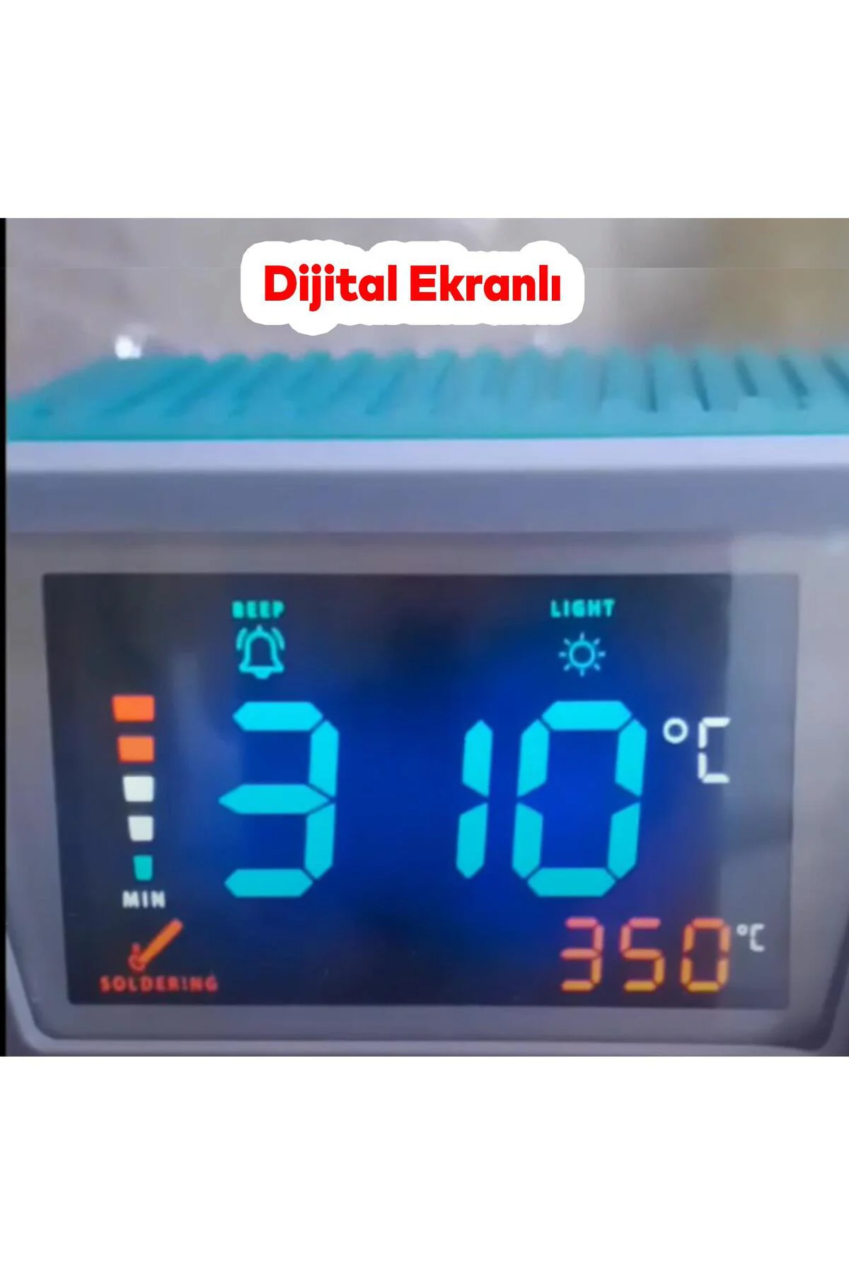 Elektrikli İstasyonlu Tablalı Dijital Devir Ayarlı Havya Kalem Le