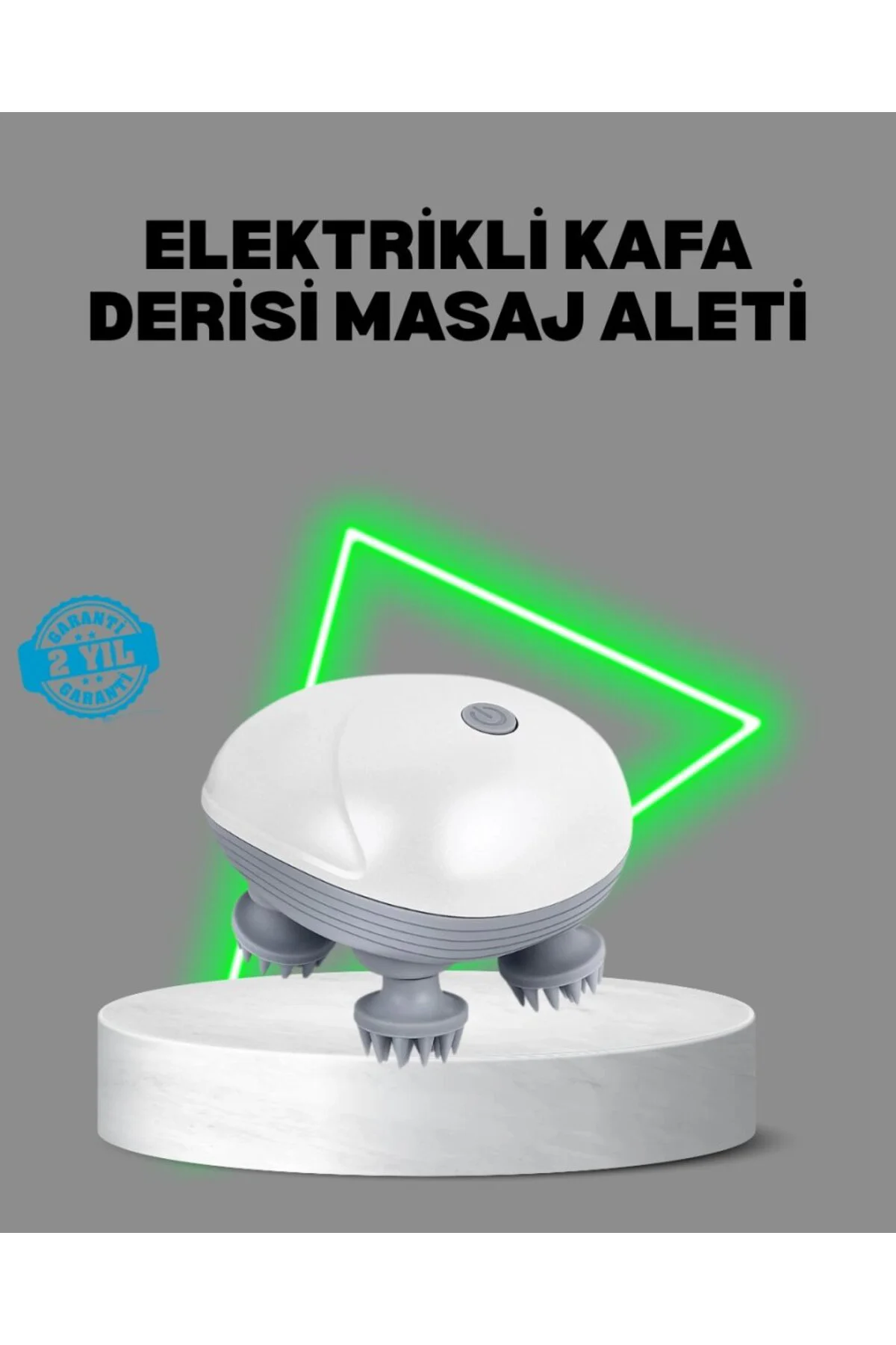 Elektrikli Kafa Derisi Masaj Aleti Islak Ve Kuru Kullanım