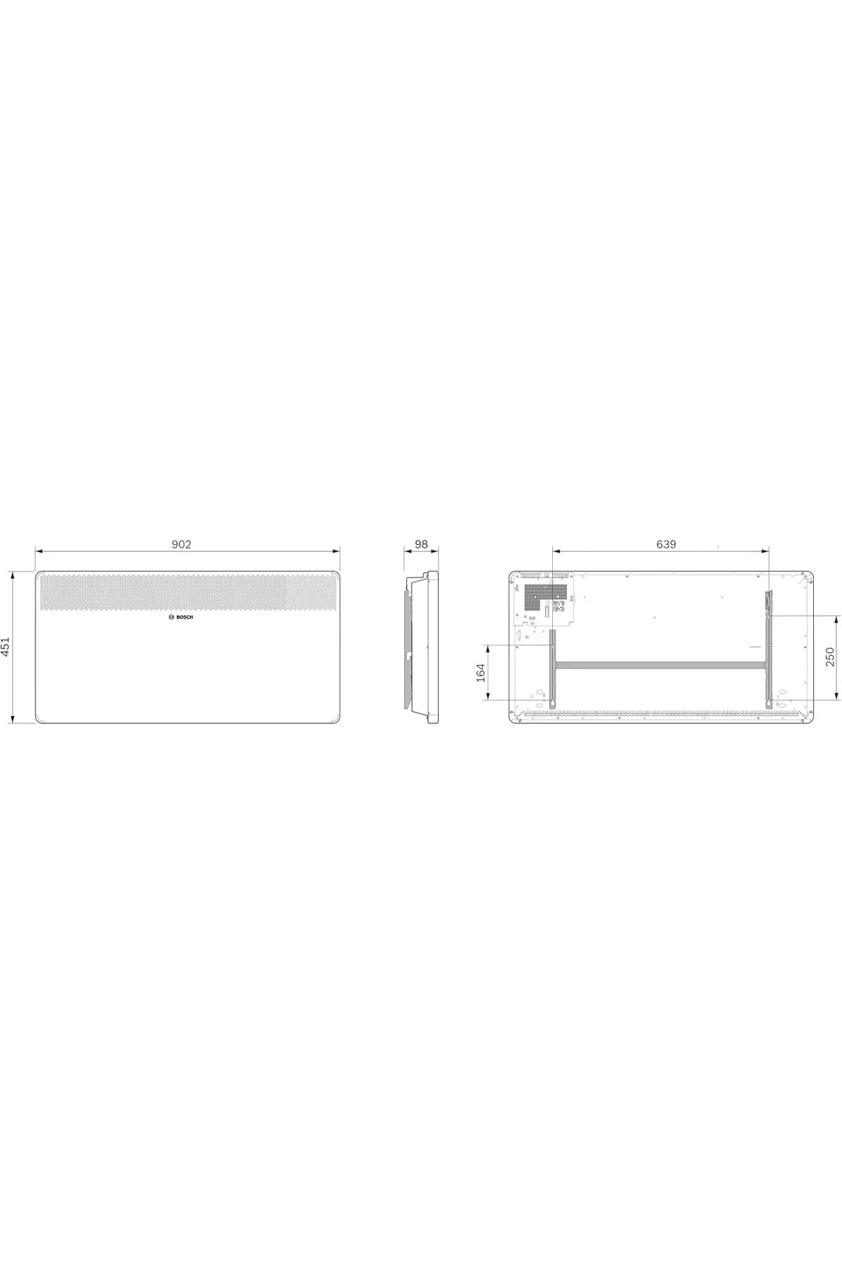 Elektrikli Konvektör Isıtıcı HC 4000-25, Beyaz