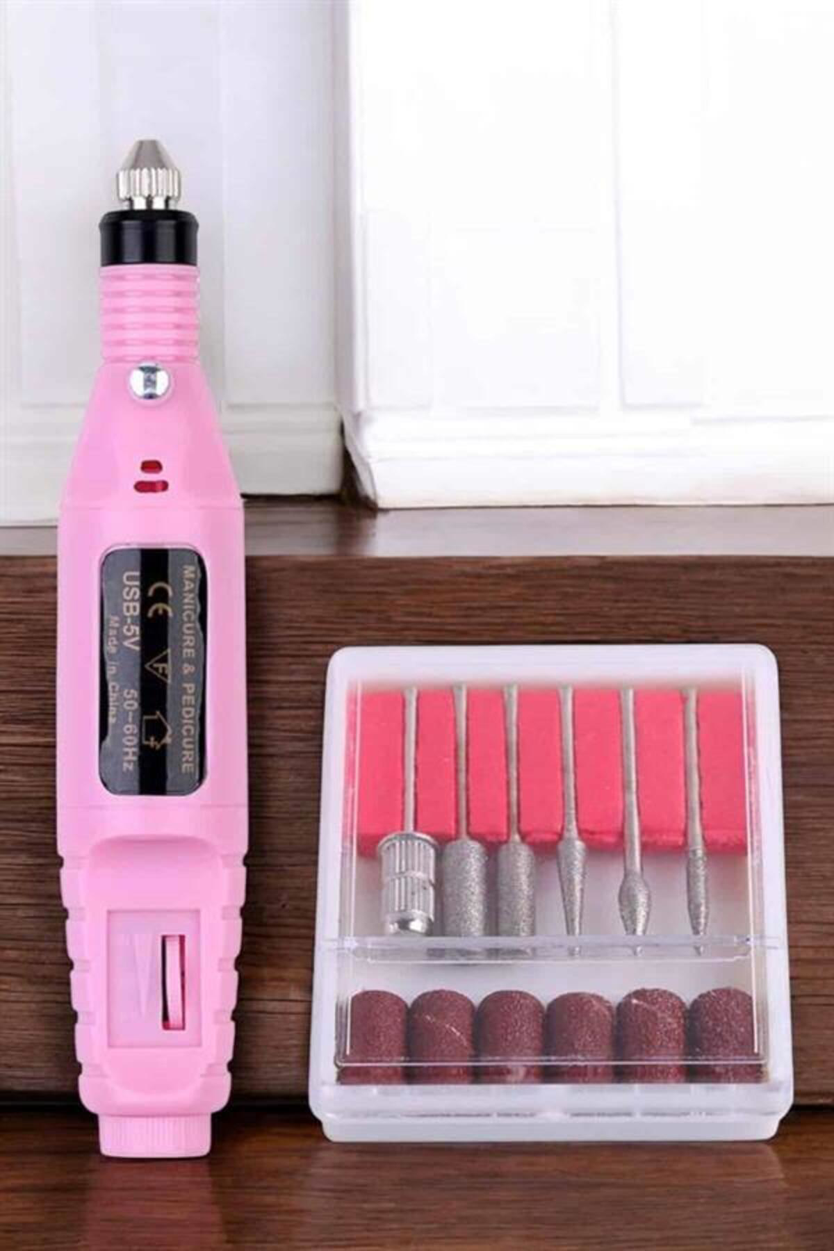 Elektrikli Manikür Pedikür Törpü Seti Protez Tırnak Nasır Temizle