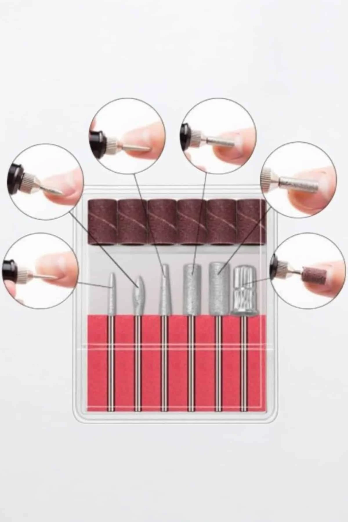 Elektrikli Manikür Pedikür Törpü Seti Protez Tırnak Nasır Temizle