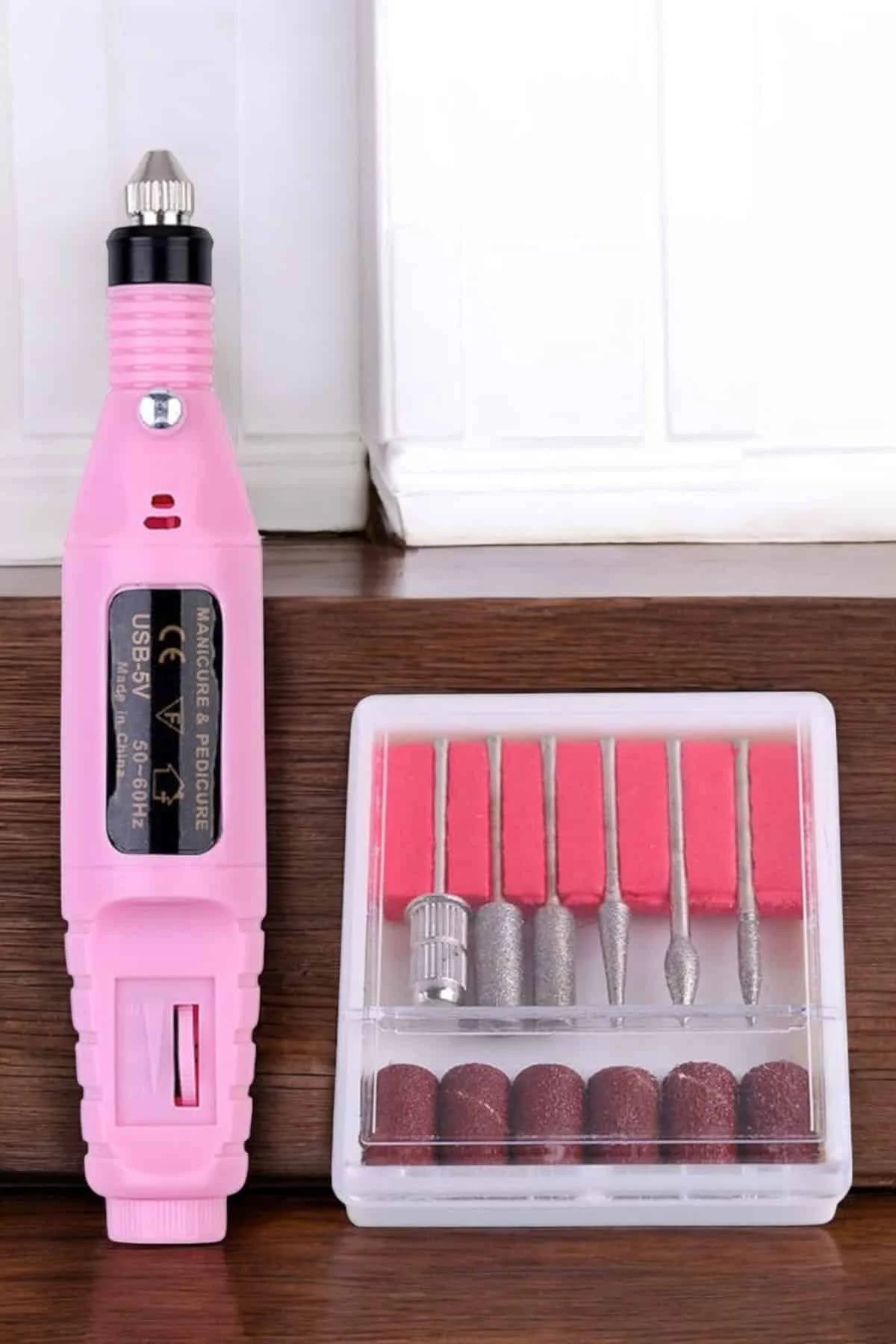 Elektrikli Manikür Pedikür Törpü Seti Protez Tırnak Nasır Temizle